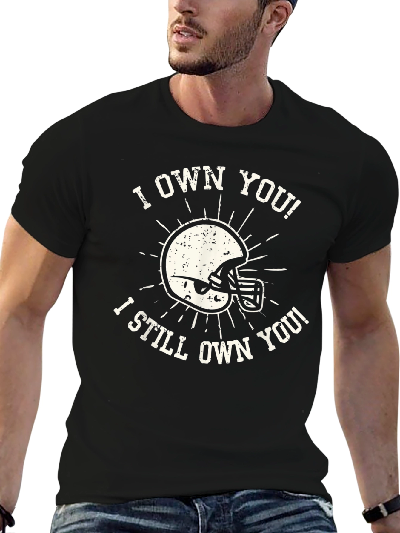 I Own You T-Shirt Football Helmet Tee