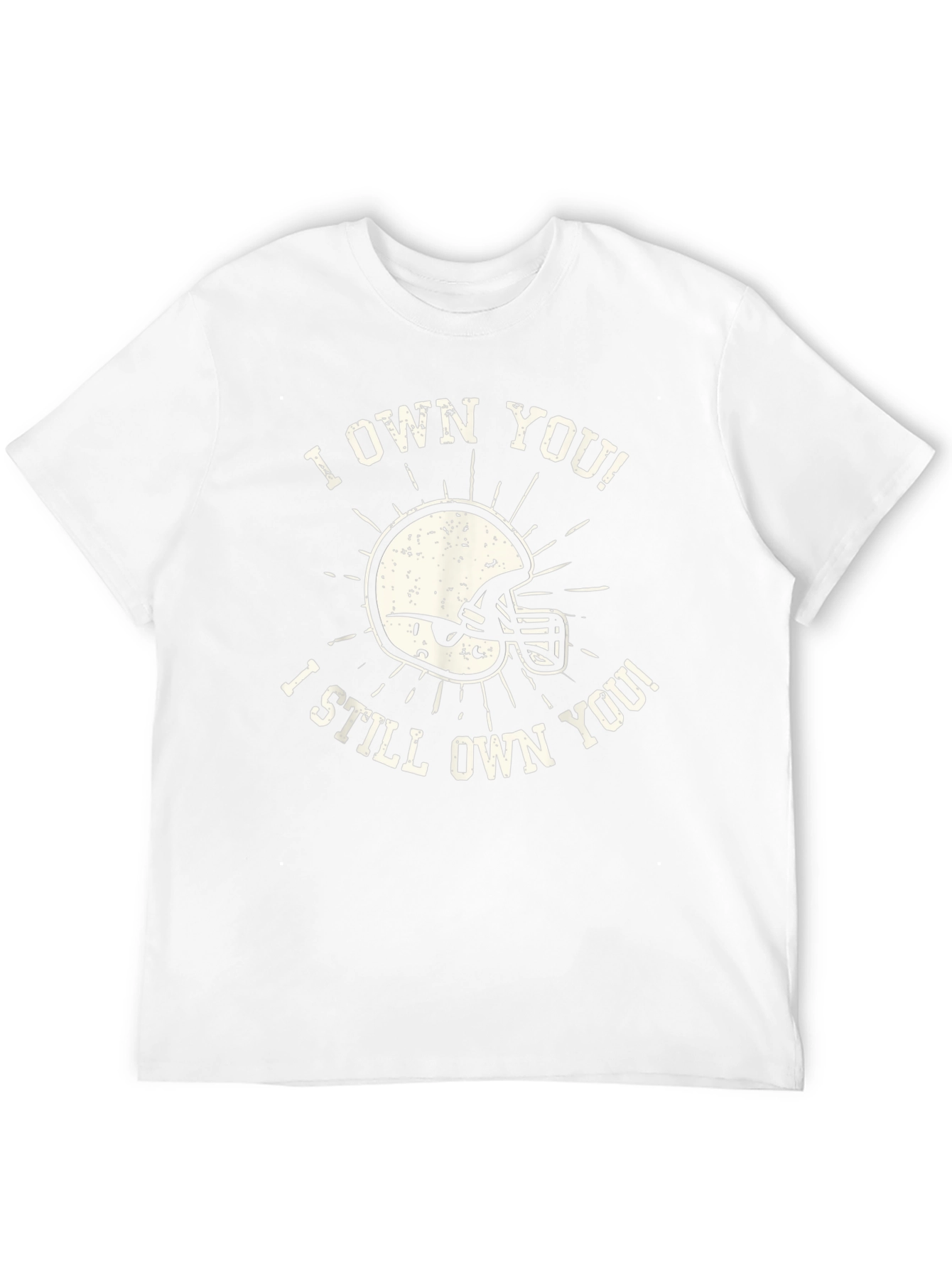 I Own You T-Shirt Football Helmet Tee