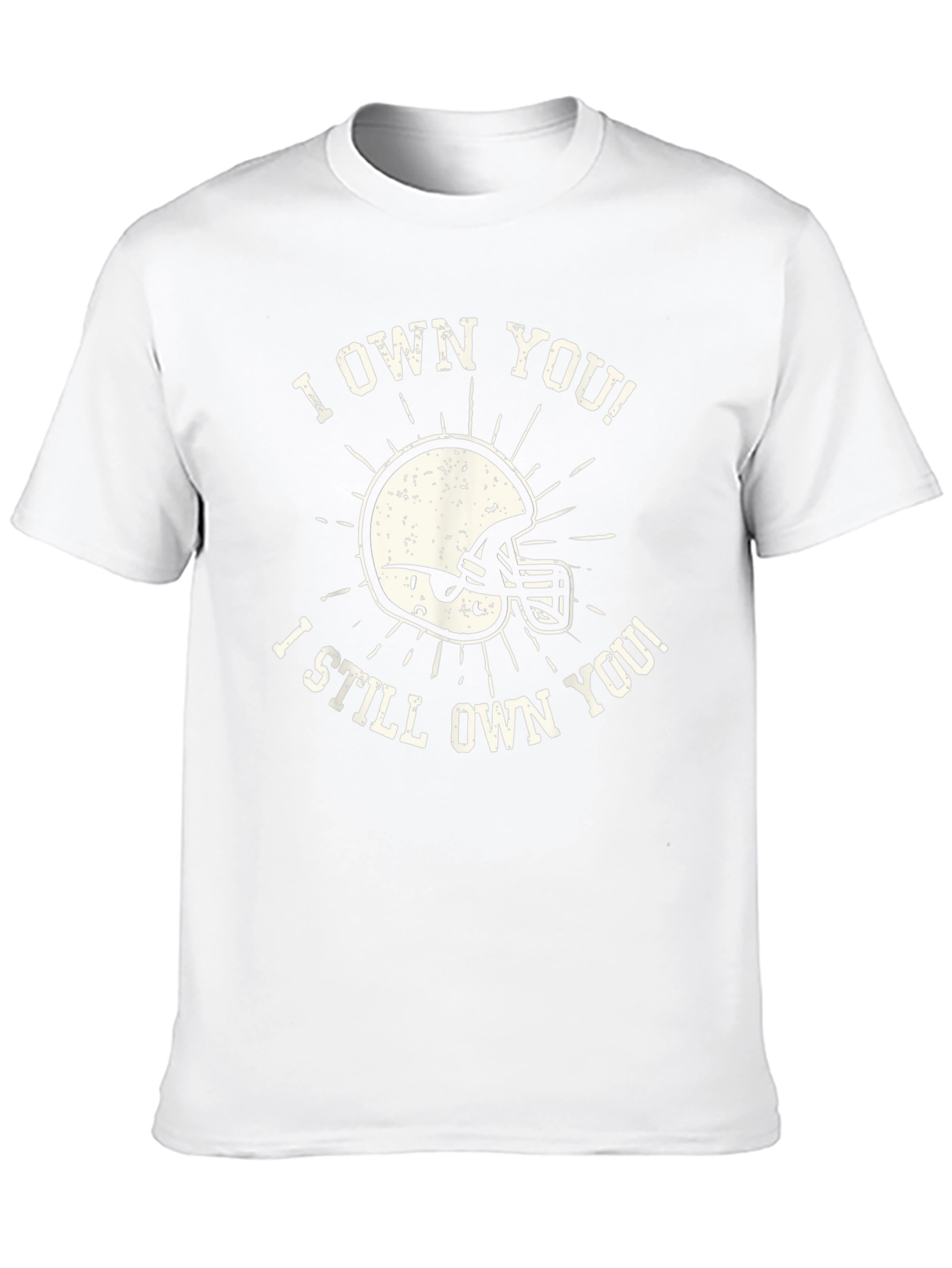 I Own You T-Shirt Football Helmet Tee