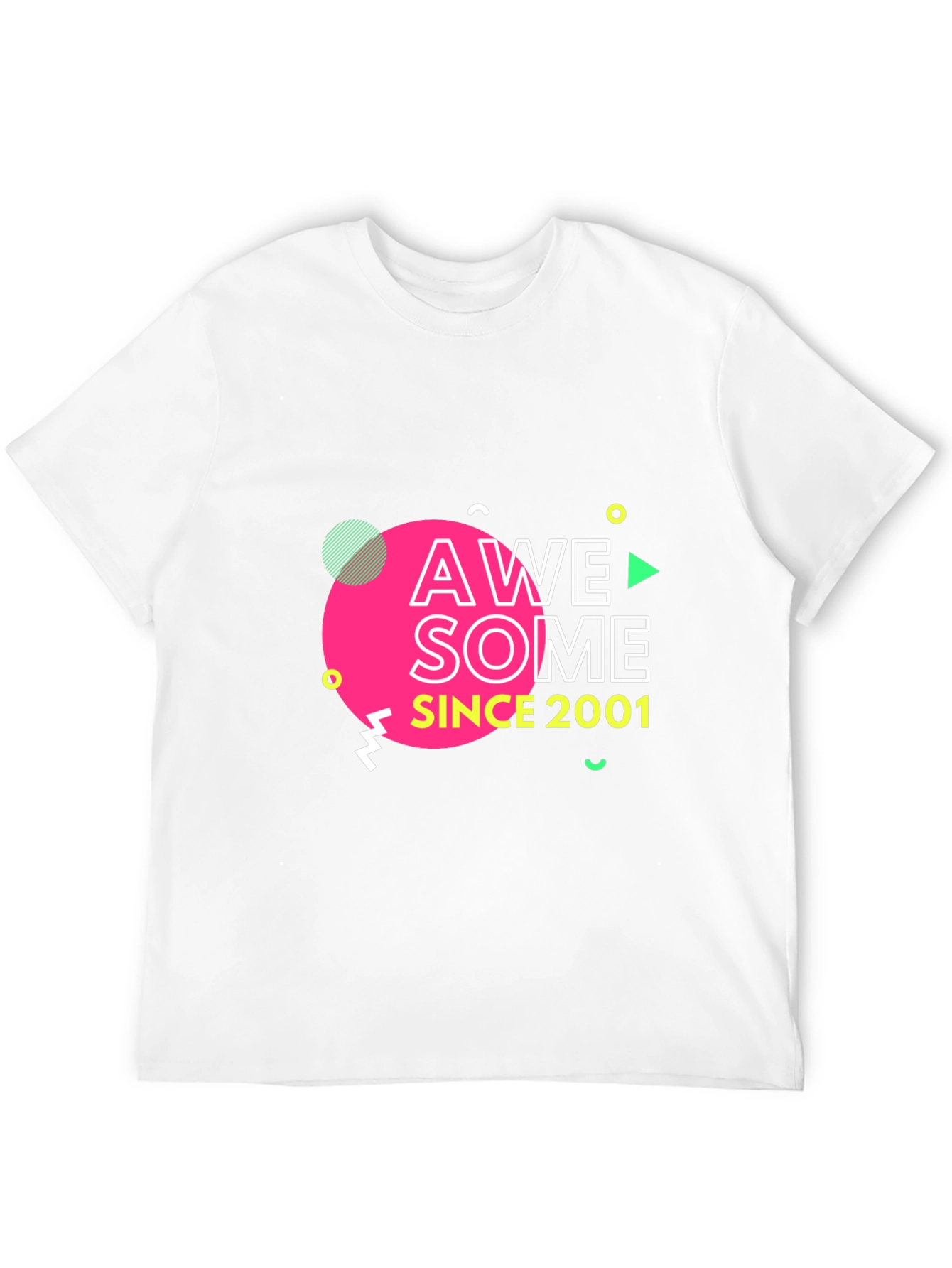 Awesome Since 2001 Black T-Shirt