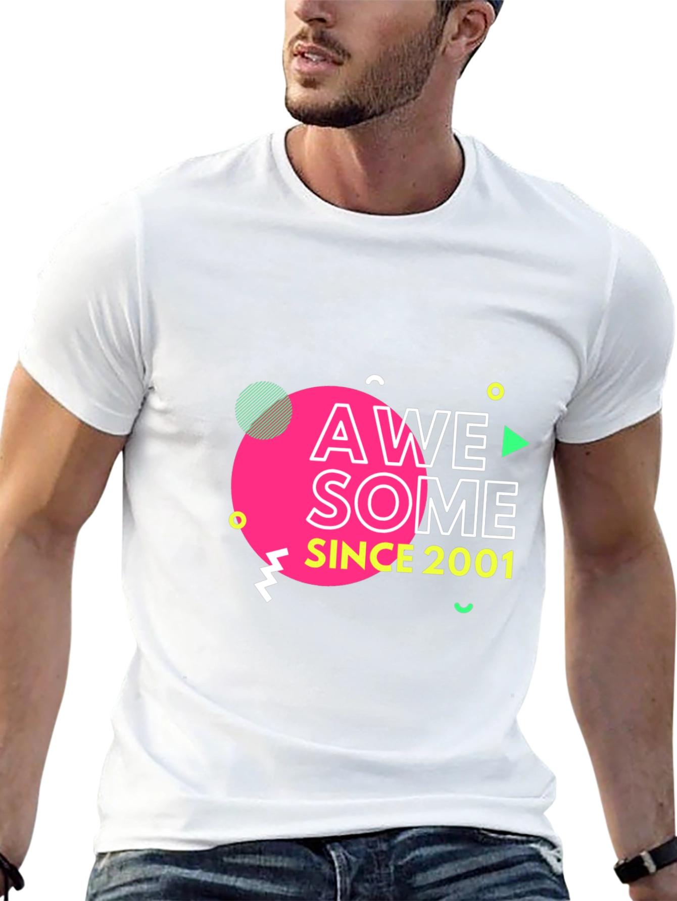 Awesome Since 2001 Black T-Shirt