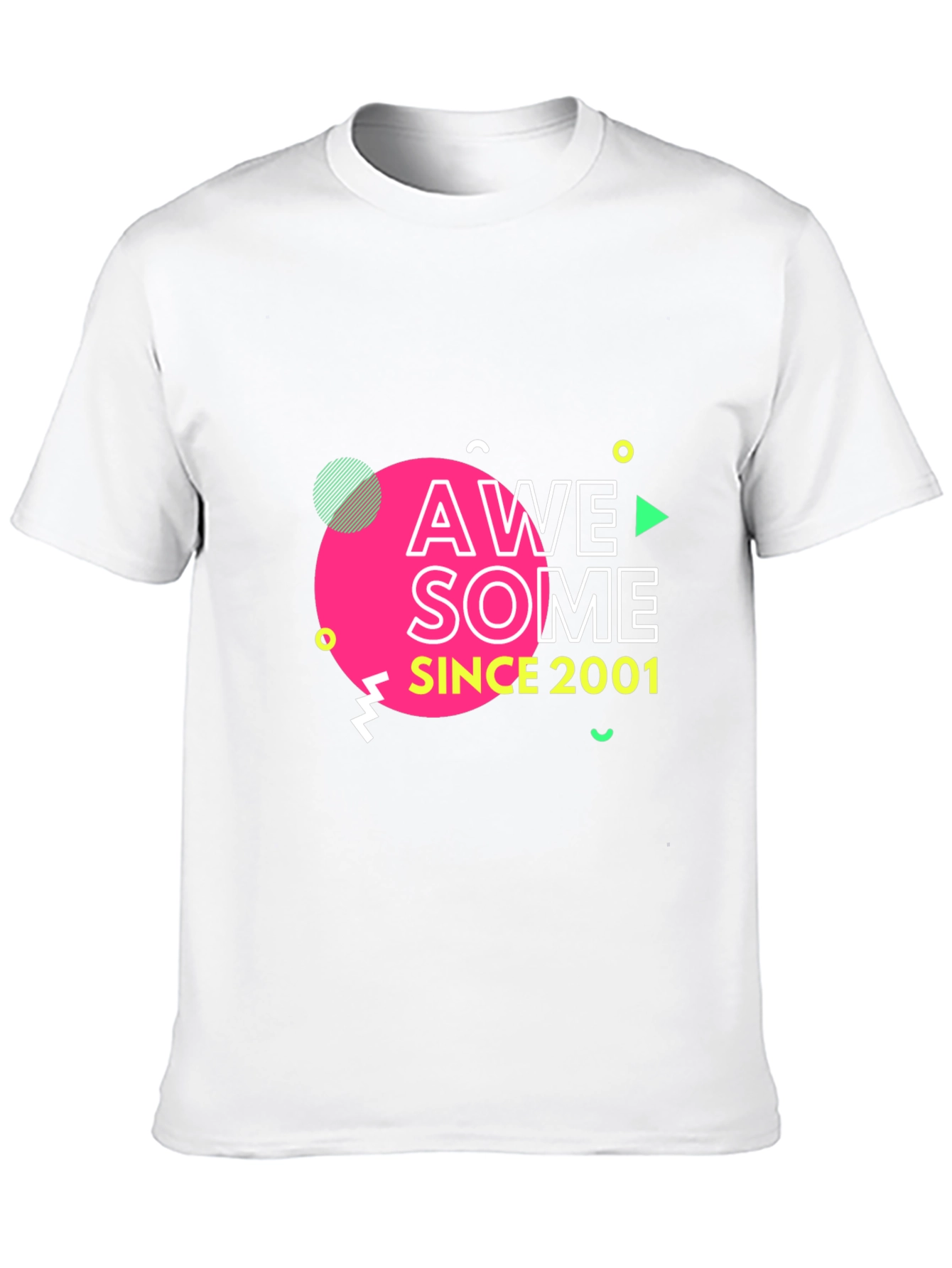 Awesome Since 2001 Black T-Shirt