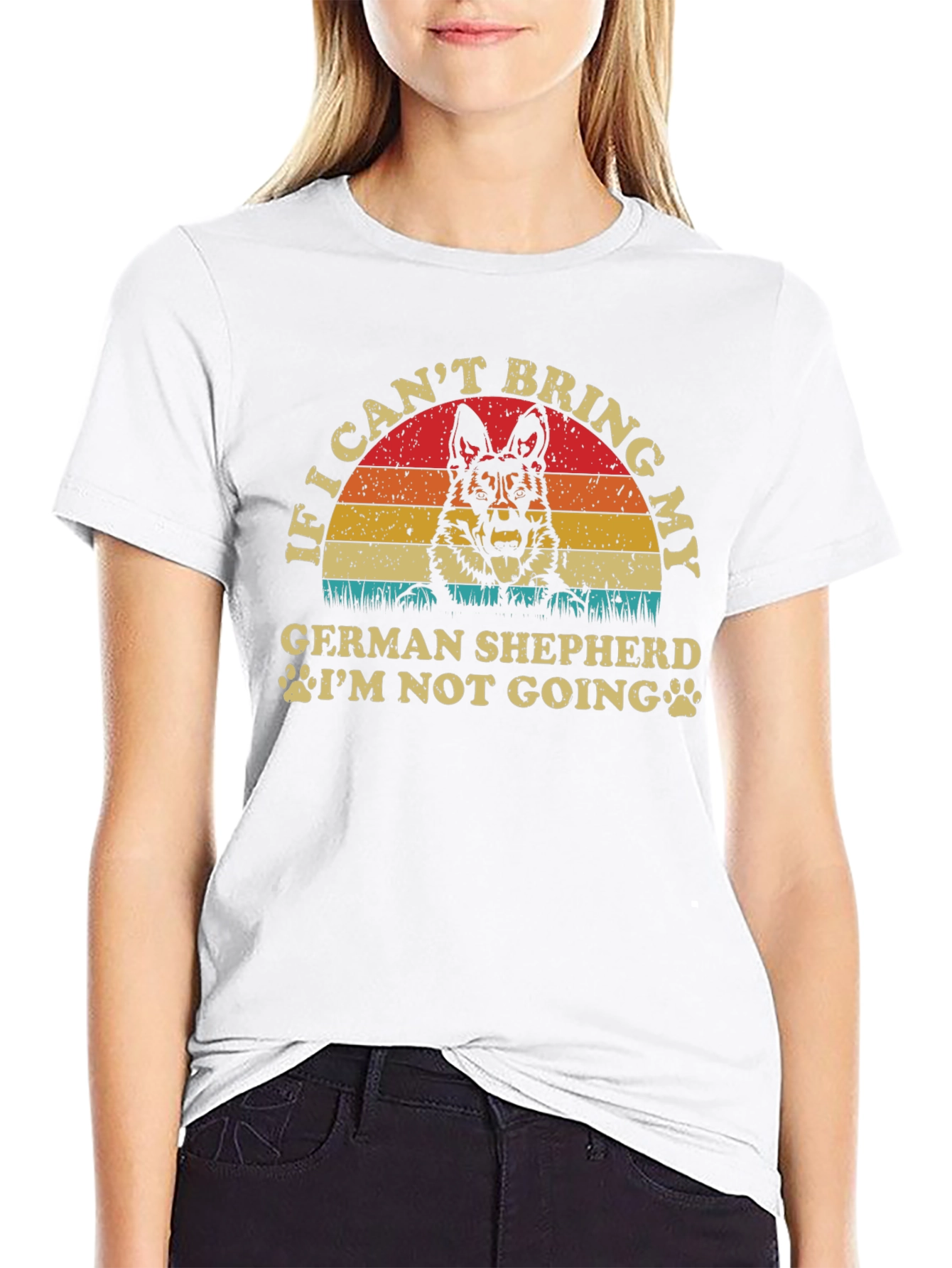 German Shepherd Graphic Tee - Dog Lover T-Shirt