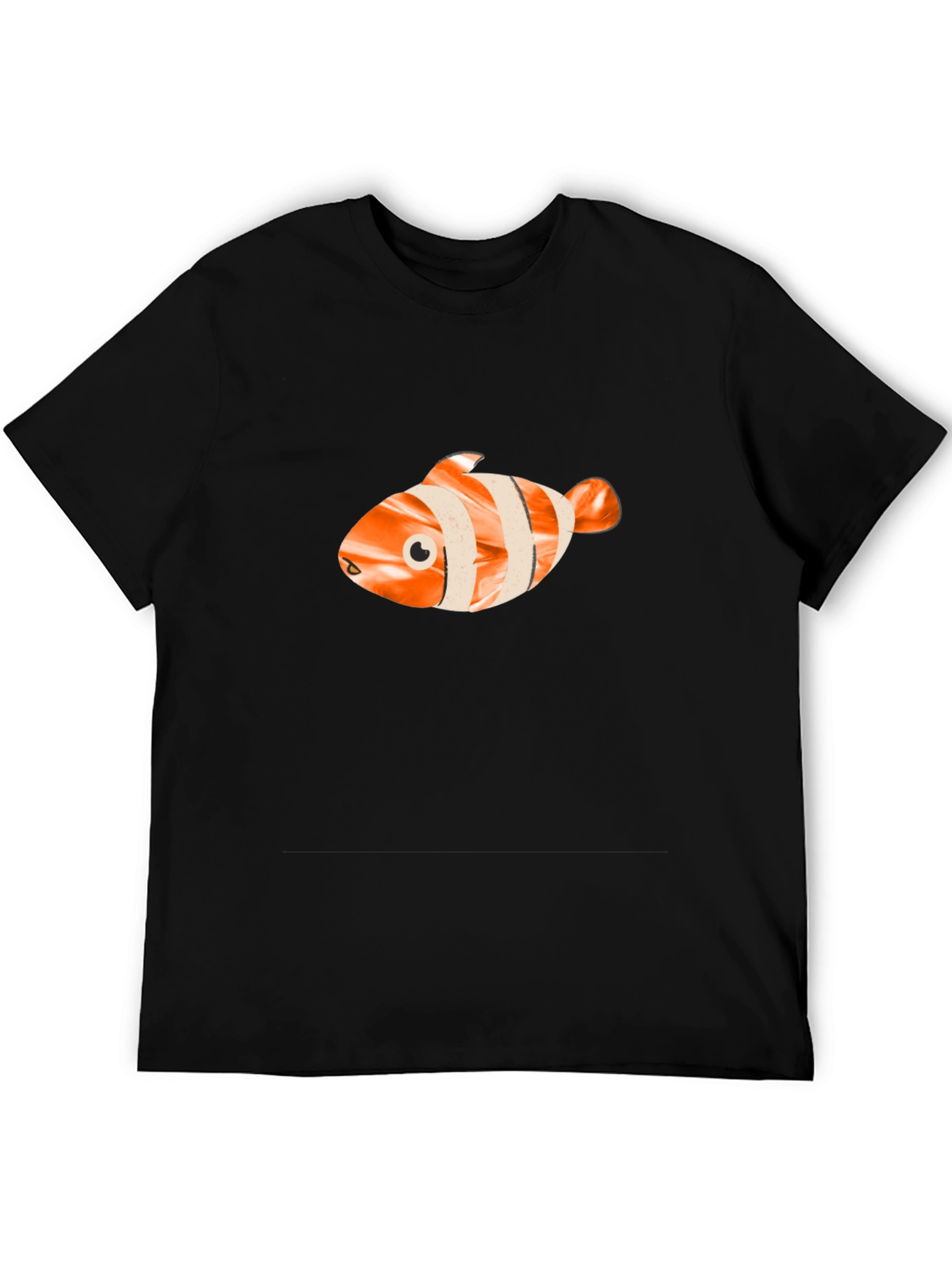Clownfish Graphic Tee - Black Casual Shirt