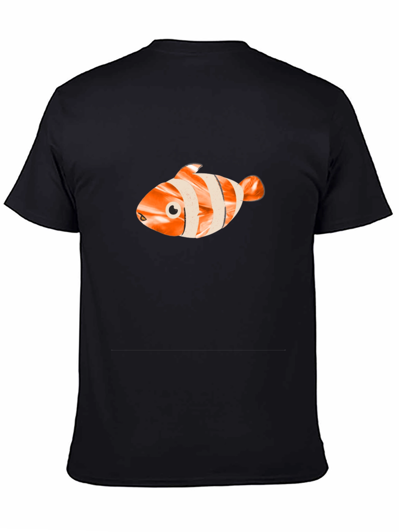 Clownfish Graphic Tee - Black Casual Shirt