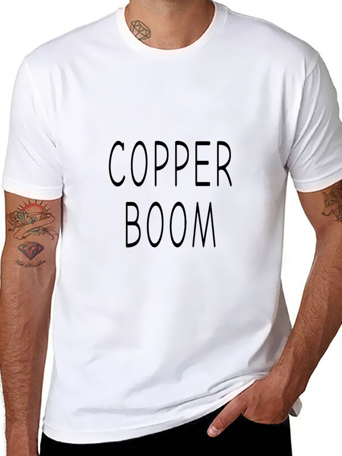 Copper Boom Black T-Shirt