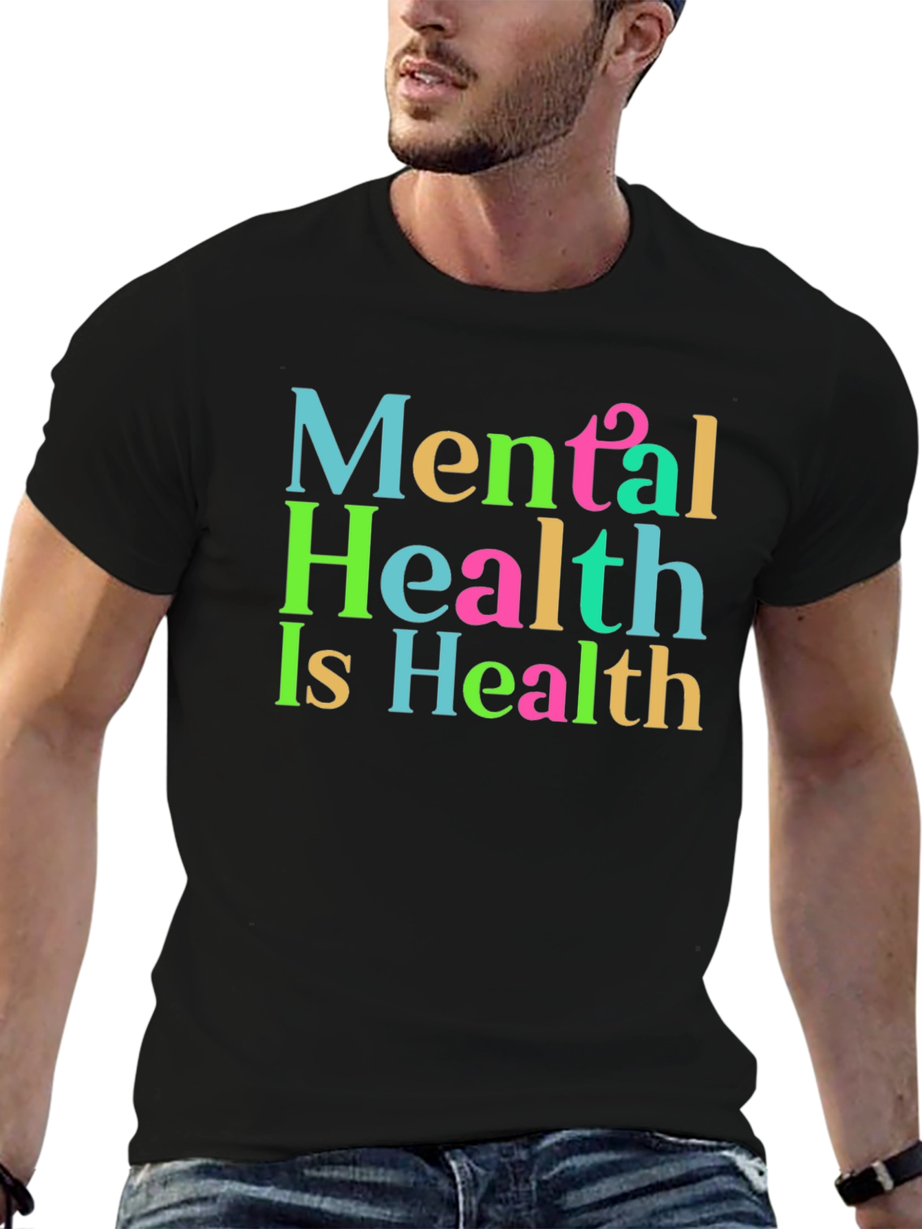 Mental Health is Health T-Shirt - Black