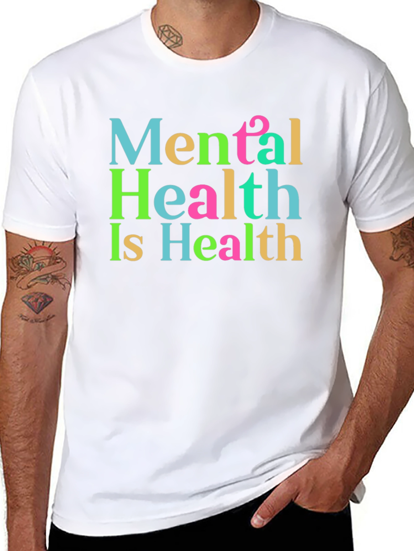 Mental Health is Health T-Shirt - Black