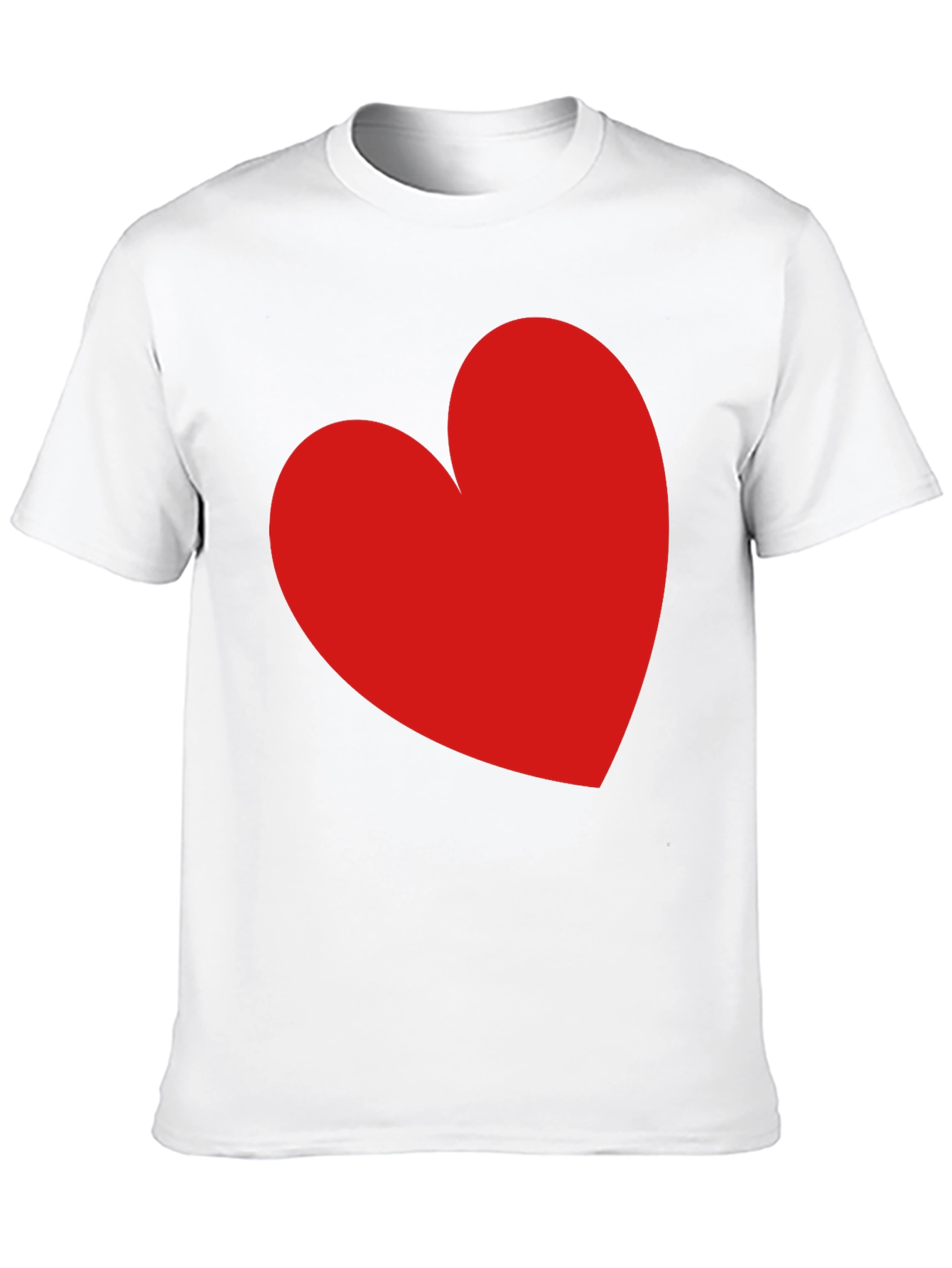 Red Heart Black T-Shirt