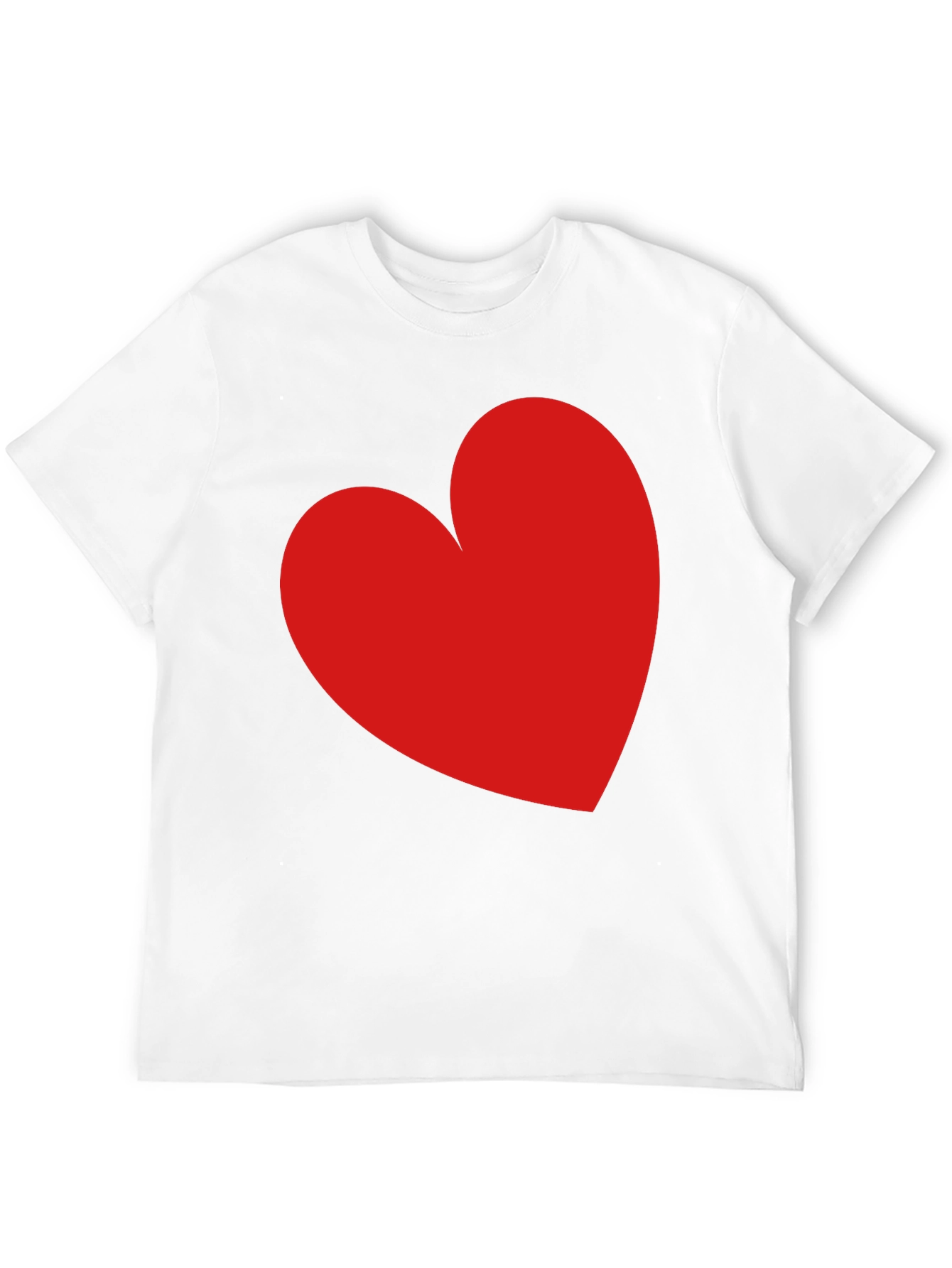 Red Heart Black T-Shirt