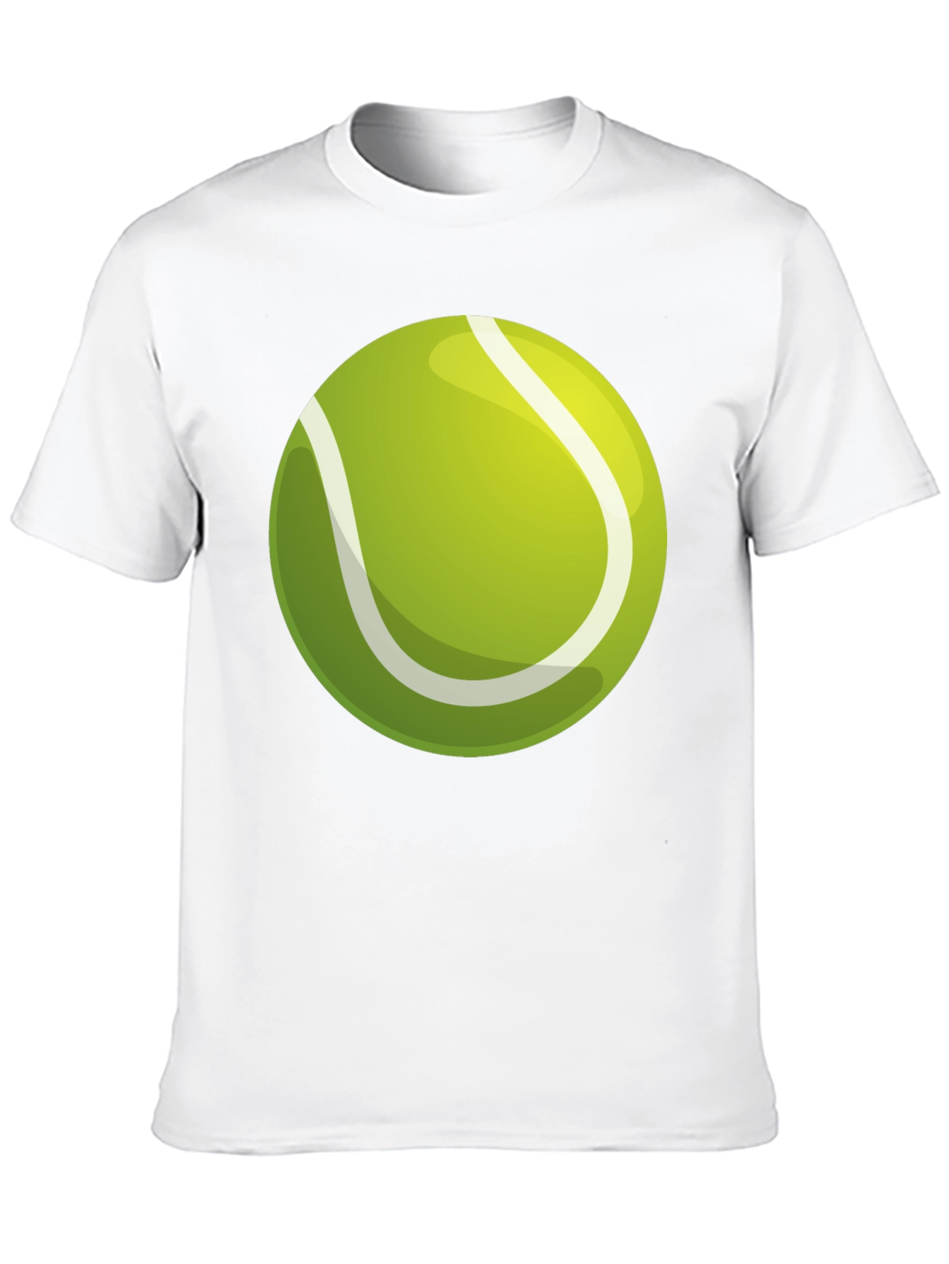Tennis Ball Graphic Black T-Shirt