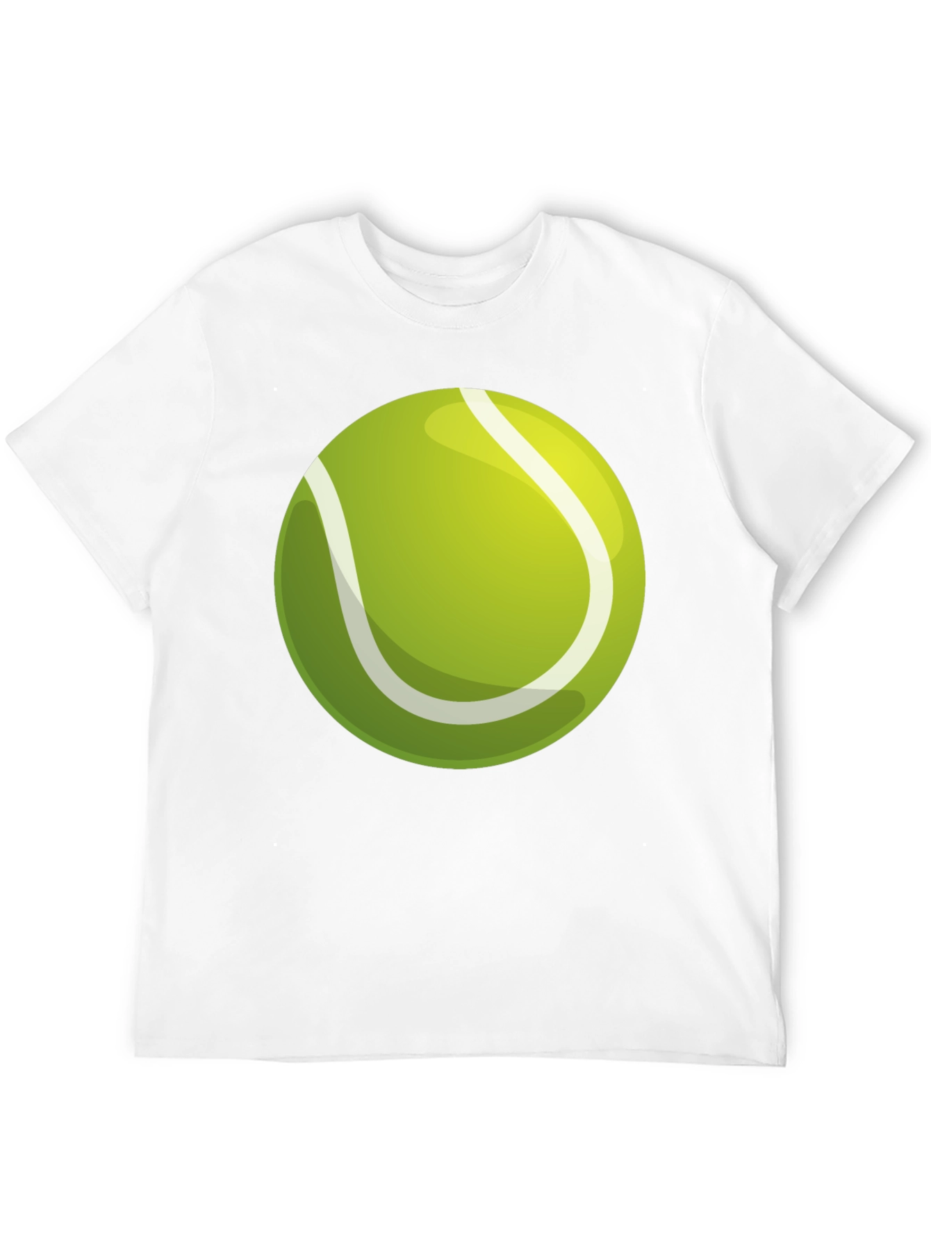 Tennis Ball Graphic Black T-Shirt
