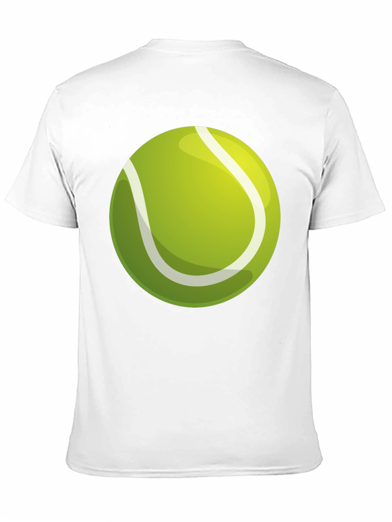 Tennis Ball Graphic Black T-Shirt