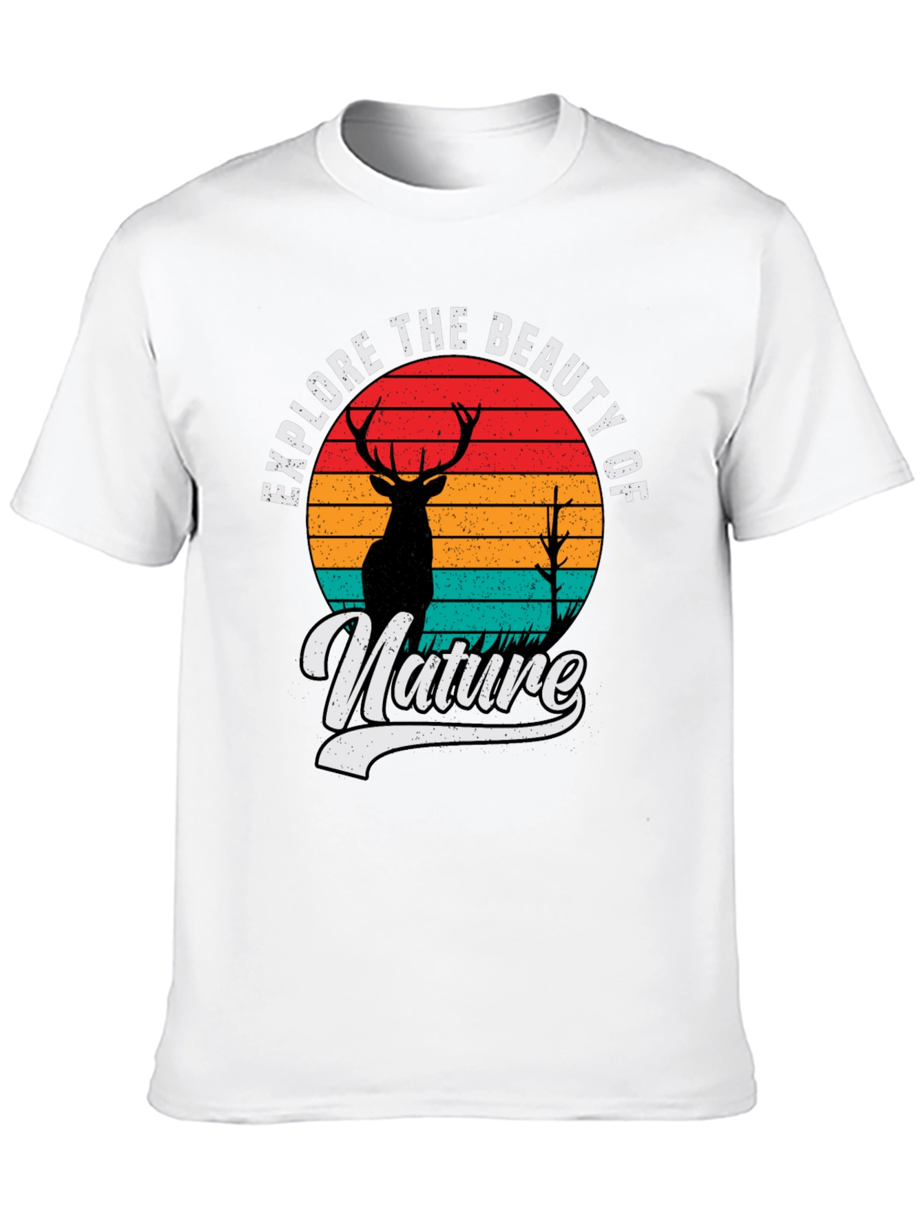 Explore Nature T-Shirt: Deer Graphic Tee