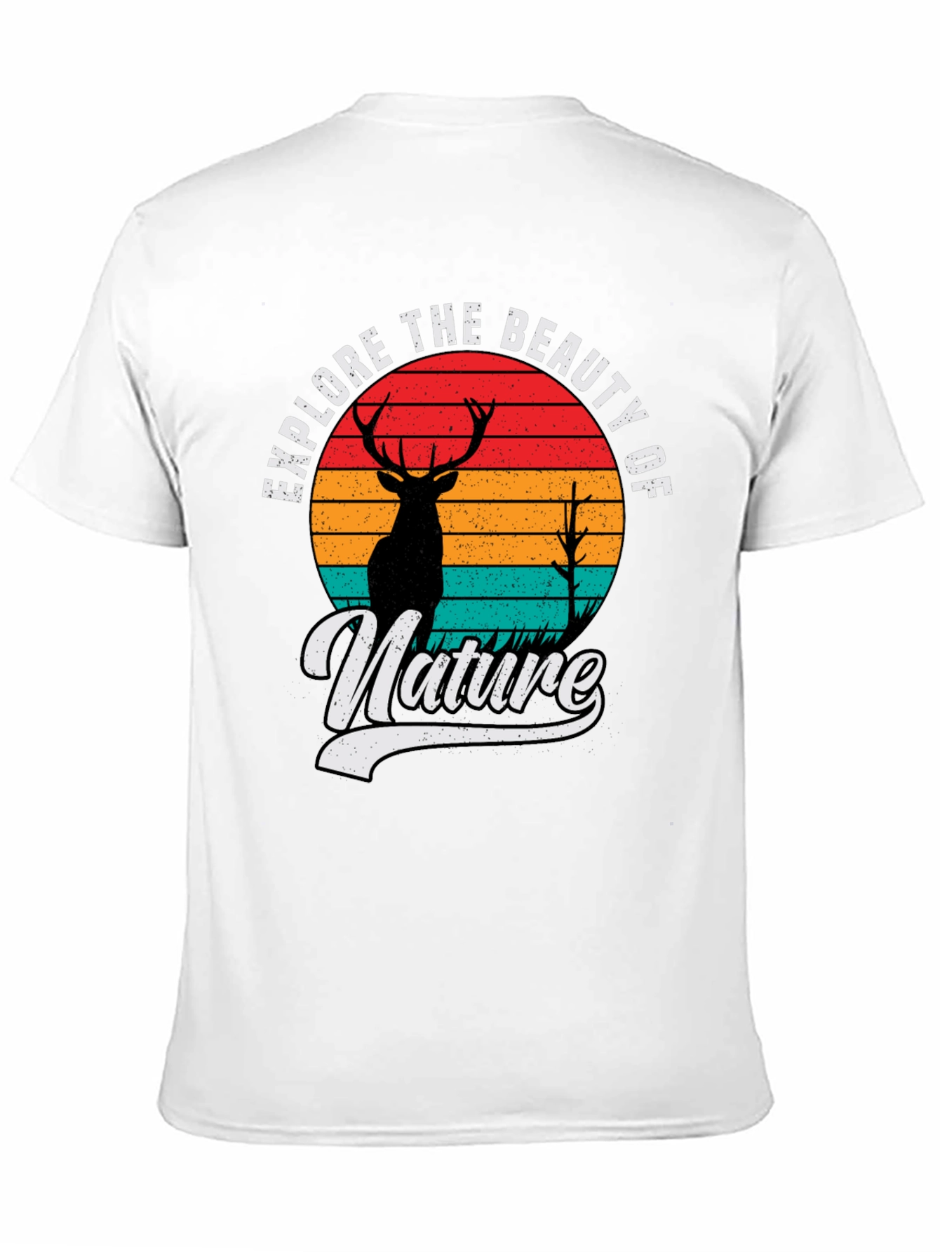 Explore Nature T-Shirt: Deer Graphic Tee