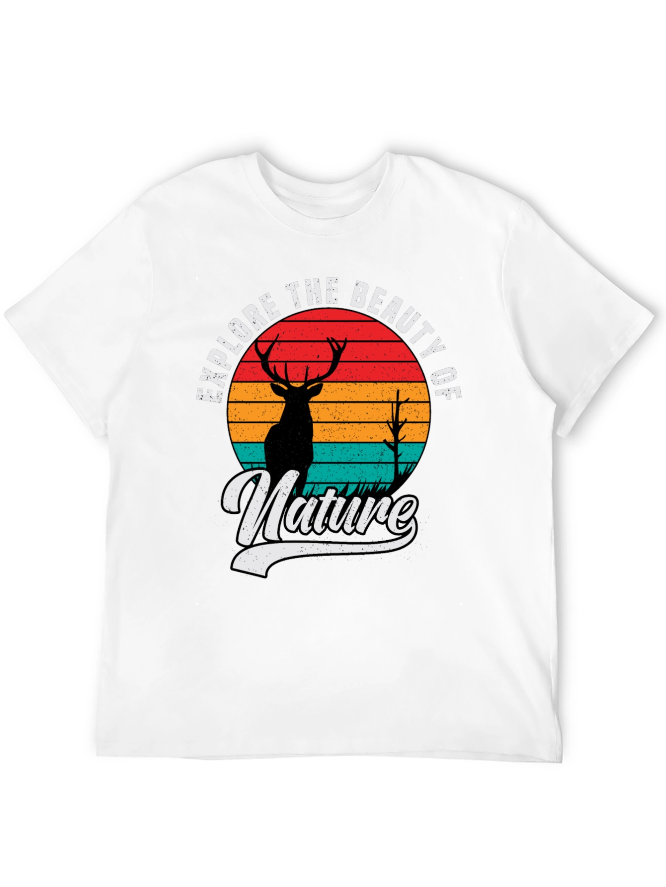 Explore Nature T-Shirt: Deer Graphic Tee