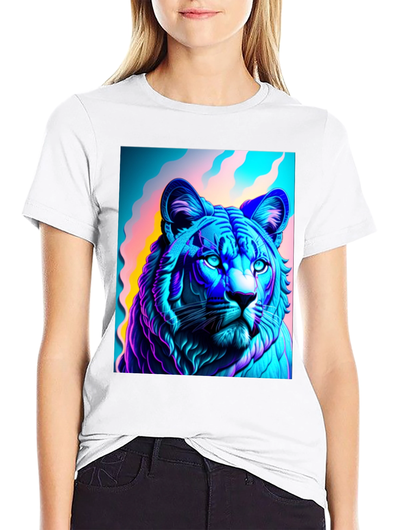 Vibrant Tiger Graphic Tee - Bold Style