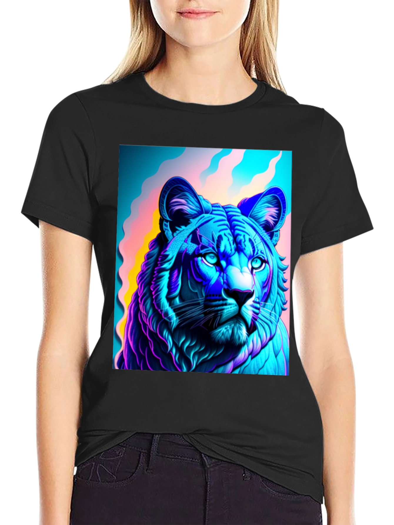 Vibrant Tiger Graphic Tee - Bold Style