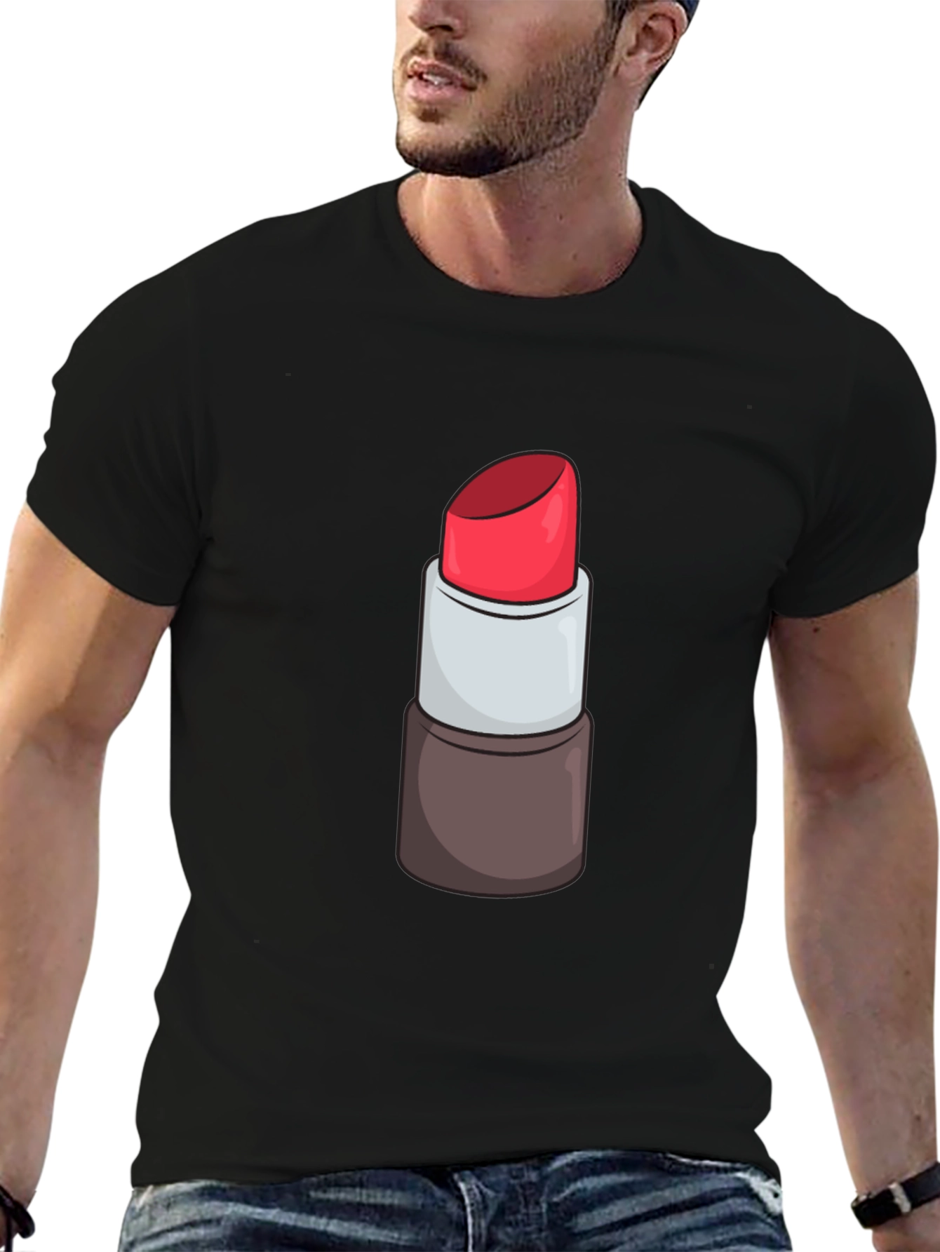 Lipstick Graphic Tee - Makeup Lover Shirt