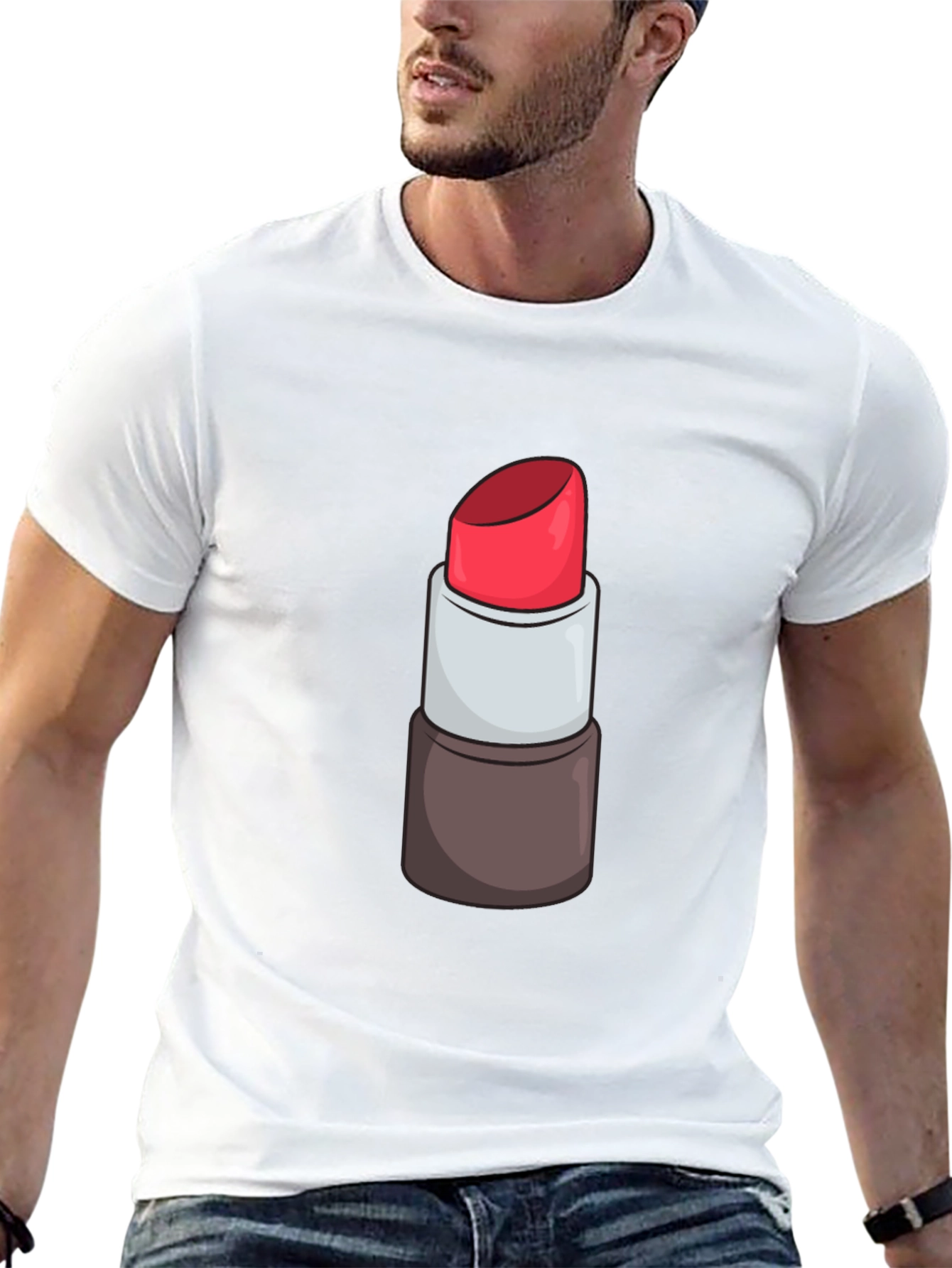 Lipstick Graphic Tee - Makeup Lover Shirt