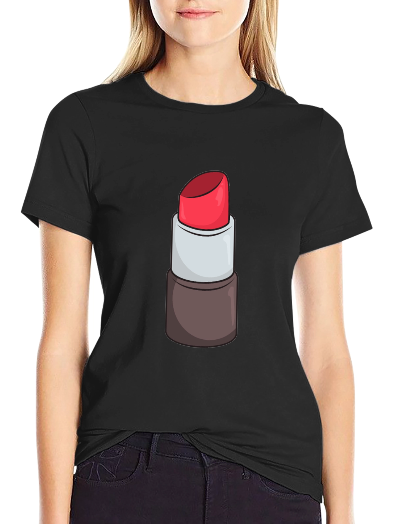 Lipstick Graphic Tee - Makeup Lover Shirt