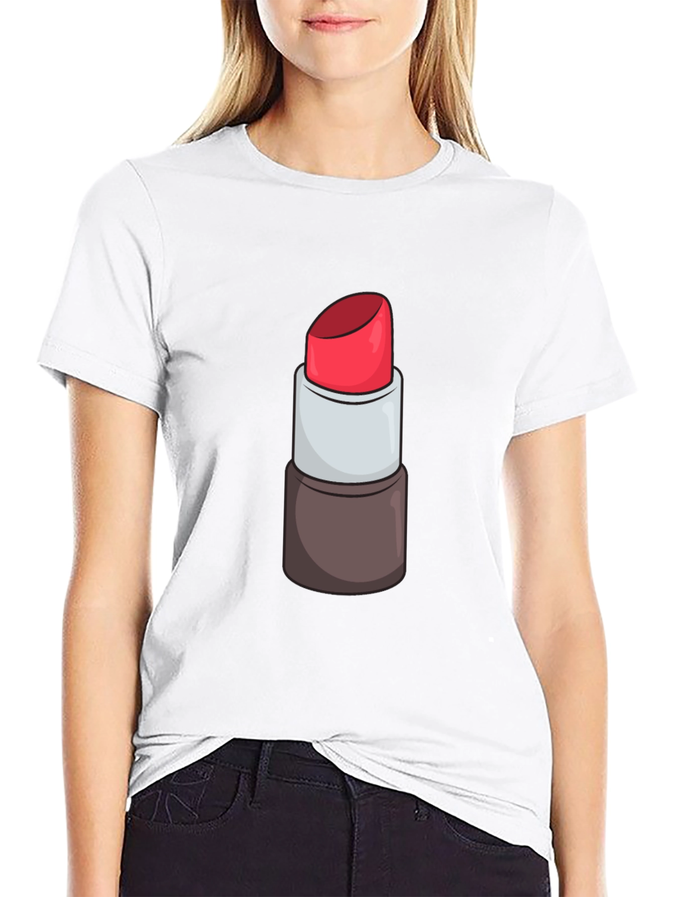 Lipstick Graphic Tee - Makeup Lover Shirt