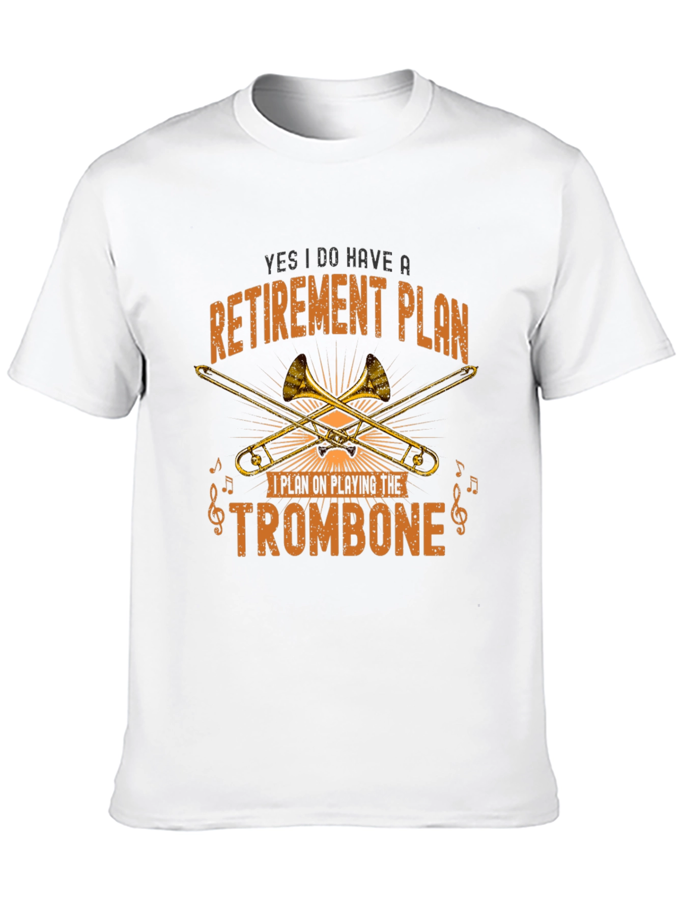 Retirement Plan Trombone Player T-Shirt