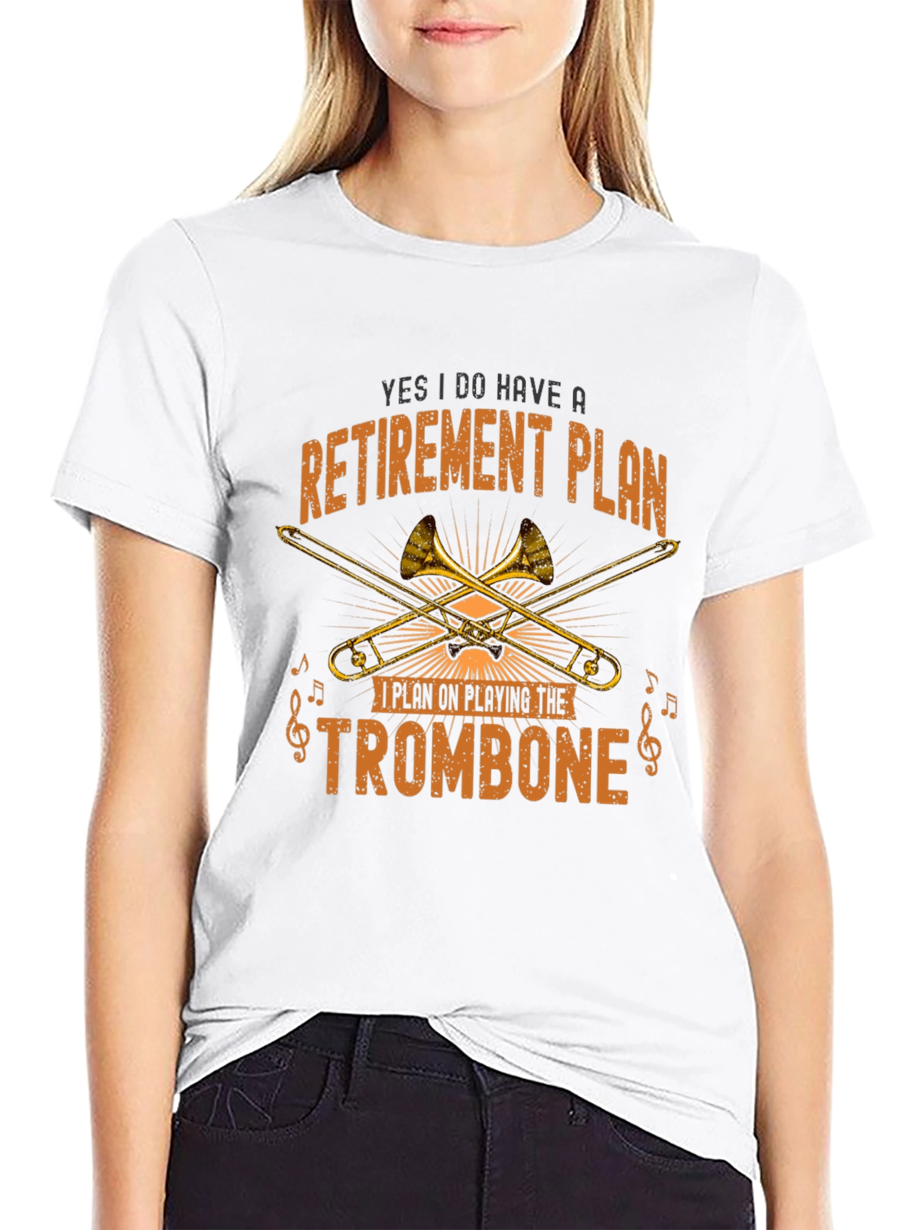 Retirement Plan Trombone Player T-Shirt