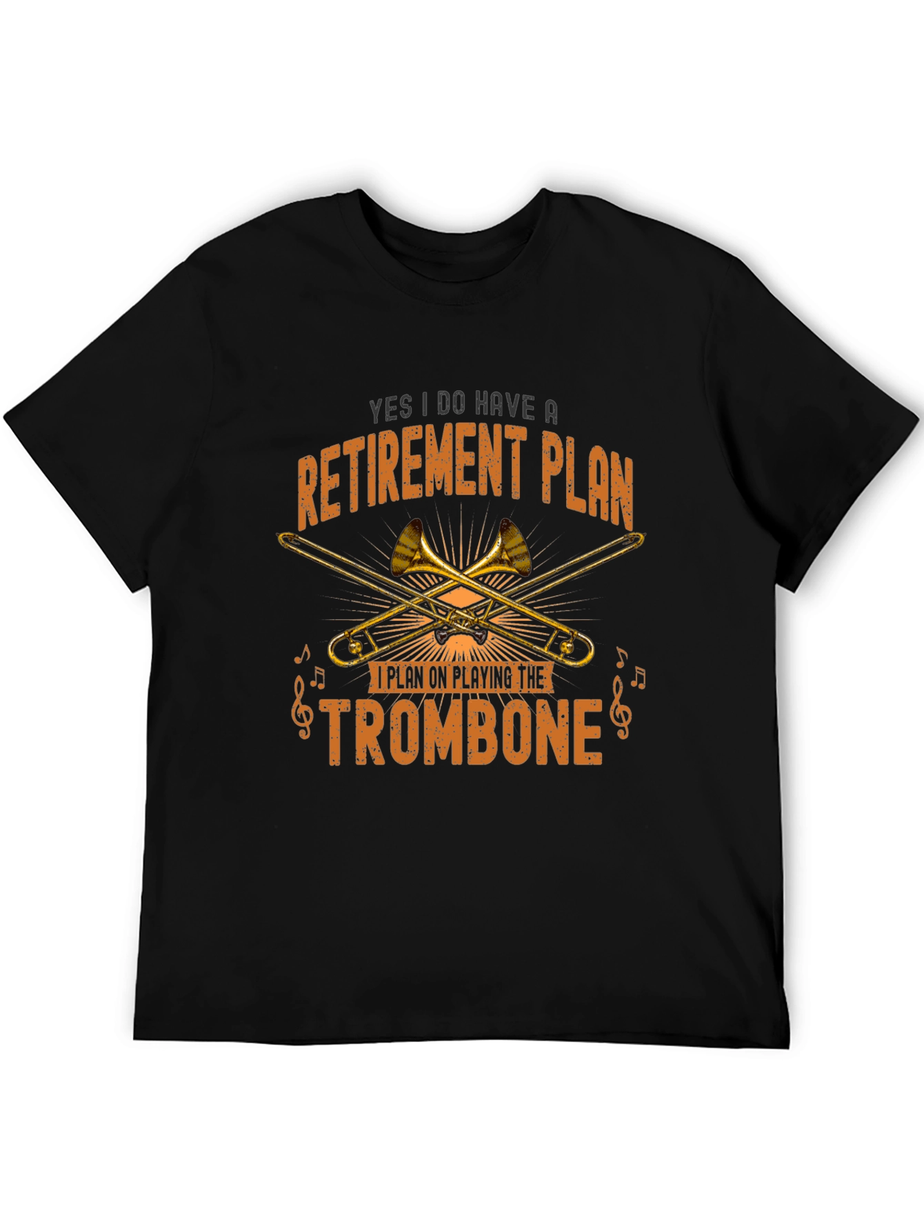 Retirement Plan Trombone Player T-Shirt