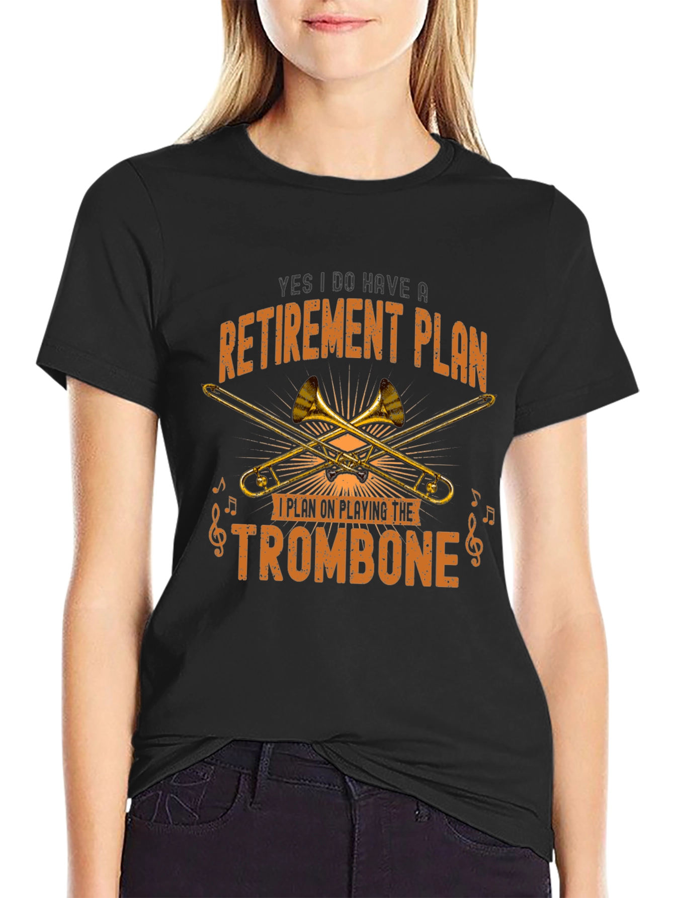 Retirement Plan Trombone Player T-Shirt