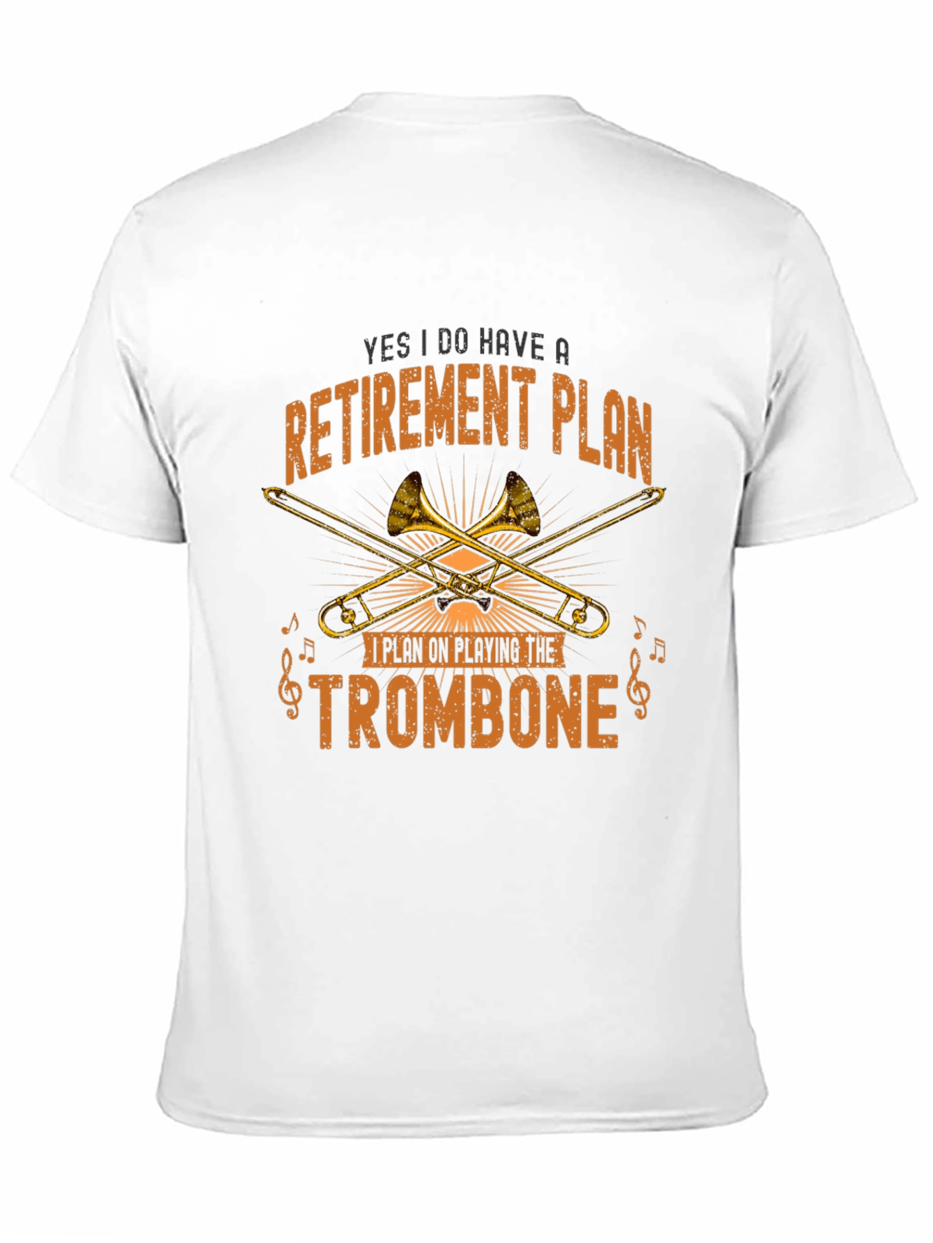 Retirement Plan Trombone Player T-Shirt