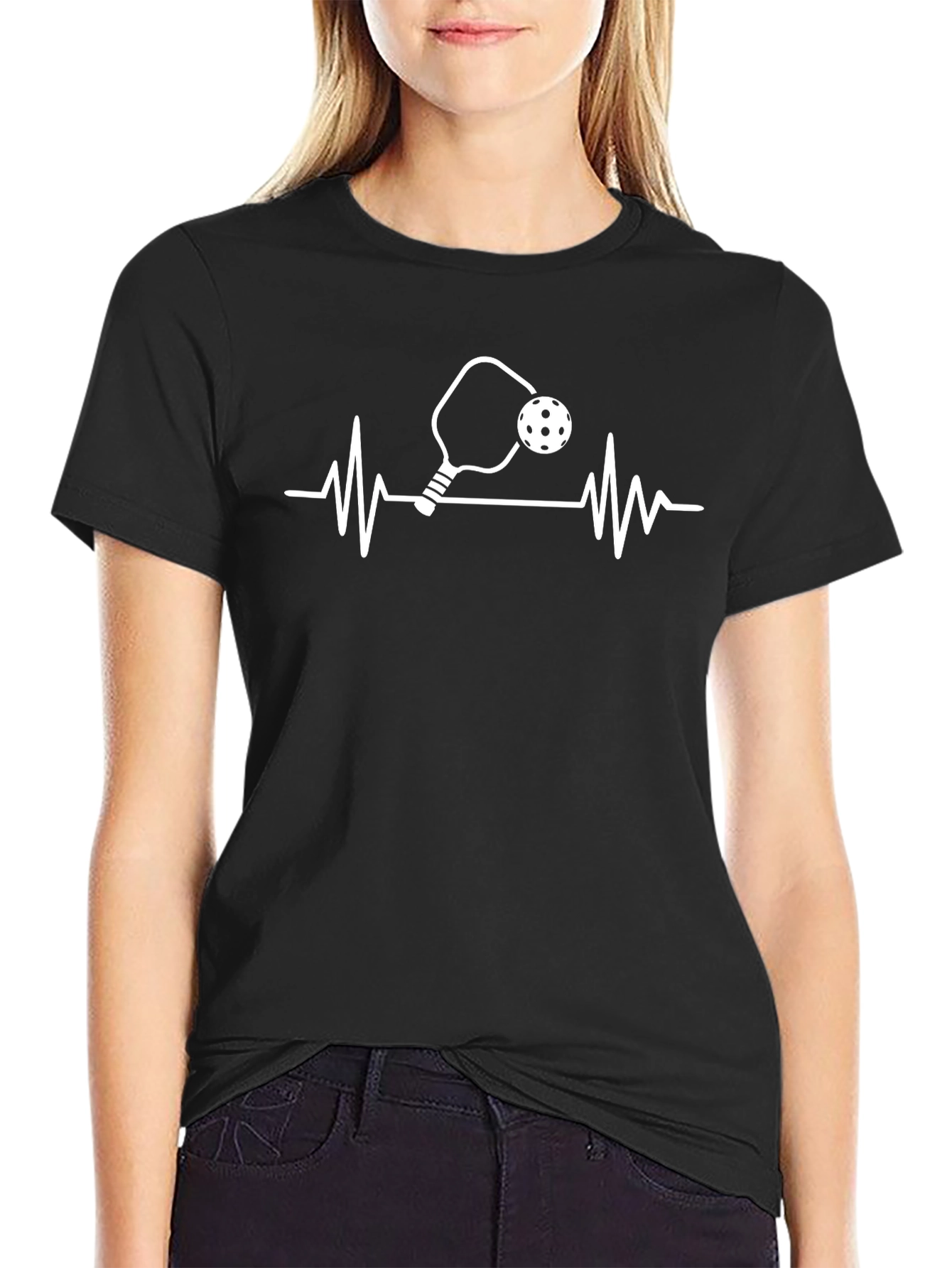Pickleball Heartbeat T-Shirt