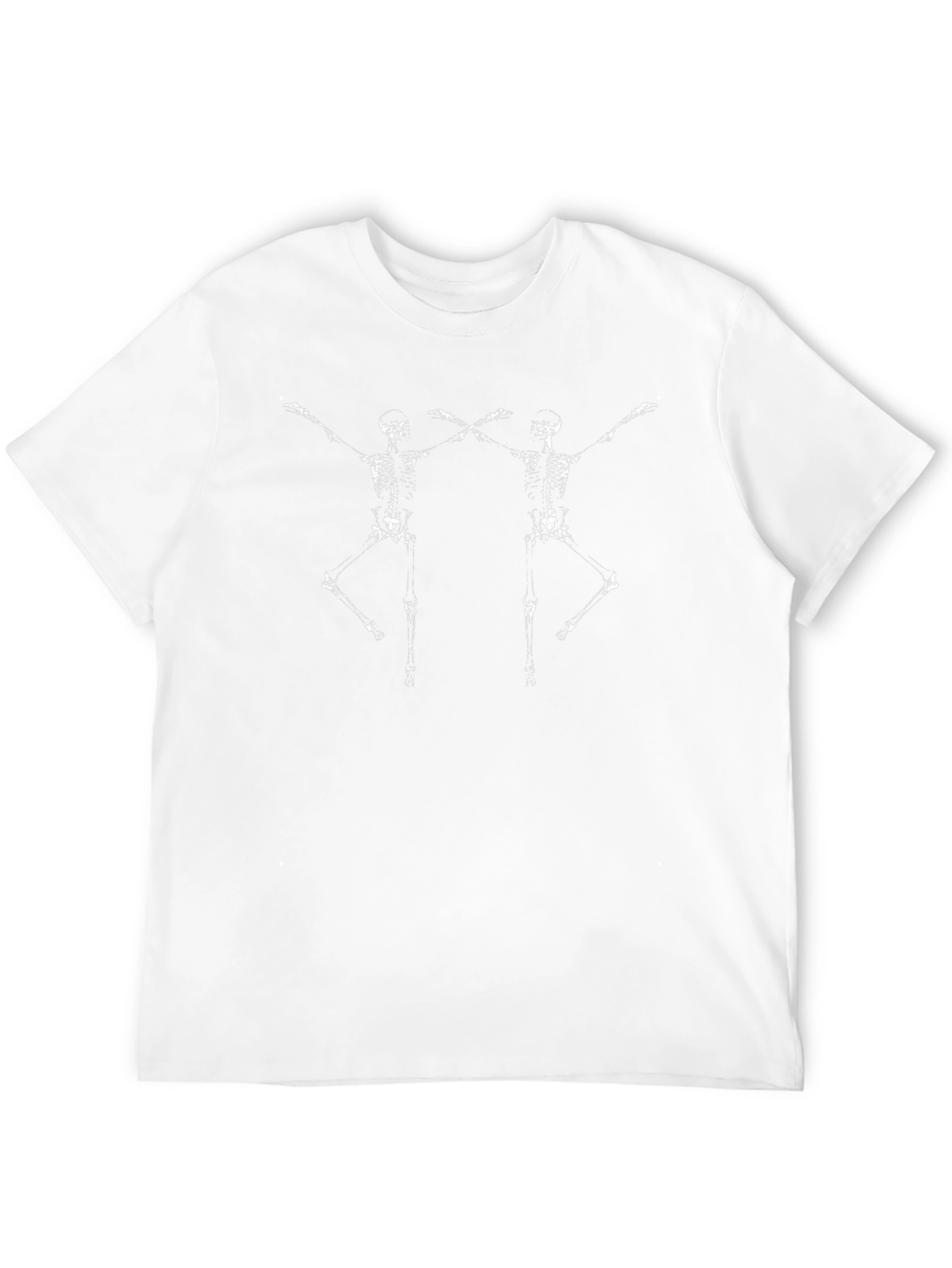 Dancing Skeleton Graphic Tee - Black