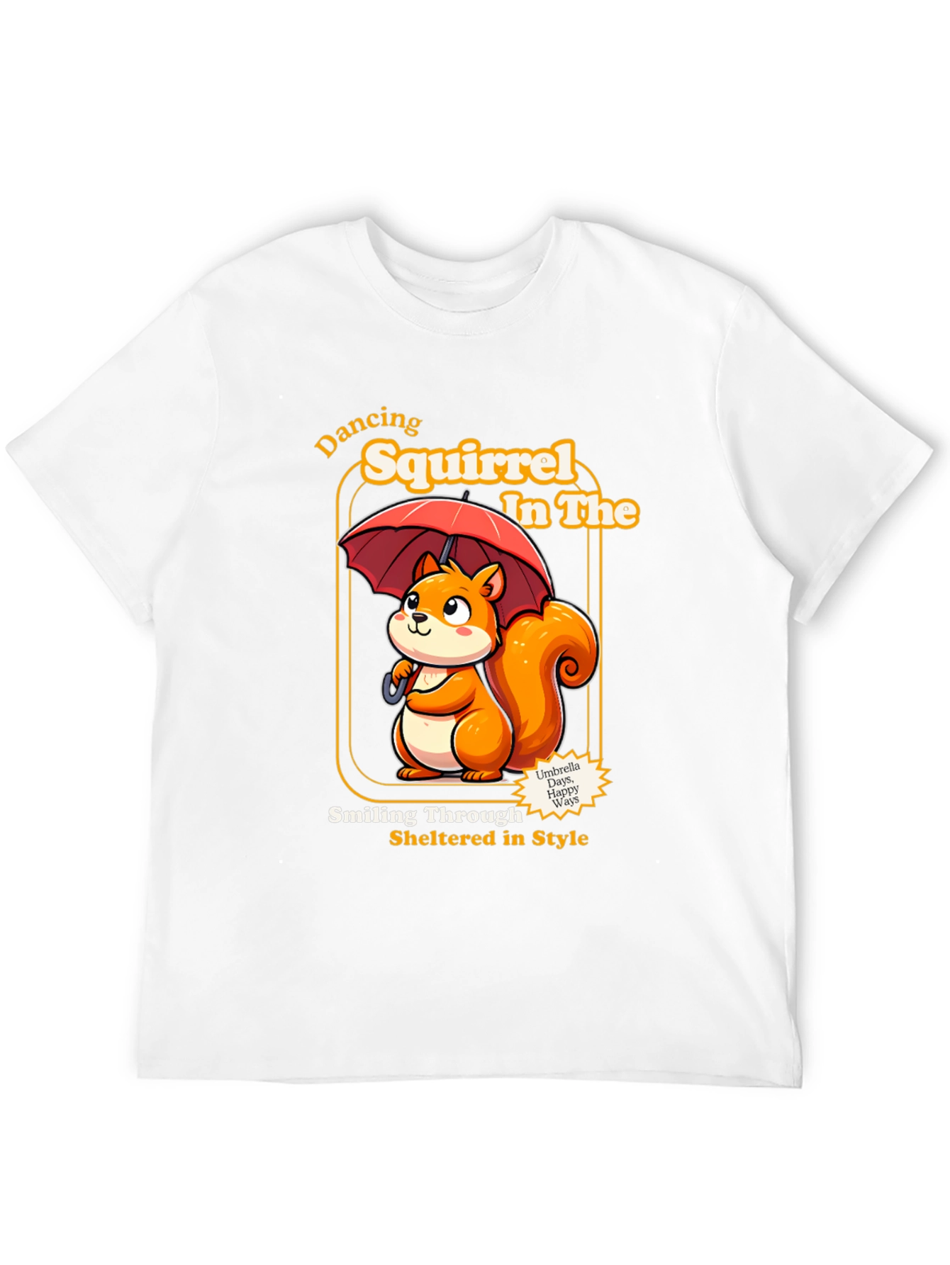 Dancing Squirrel Graphic Tee - Sheltered in Style
