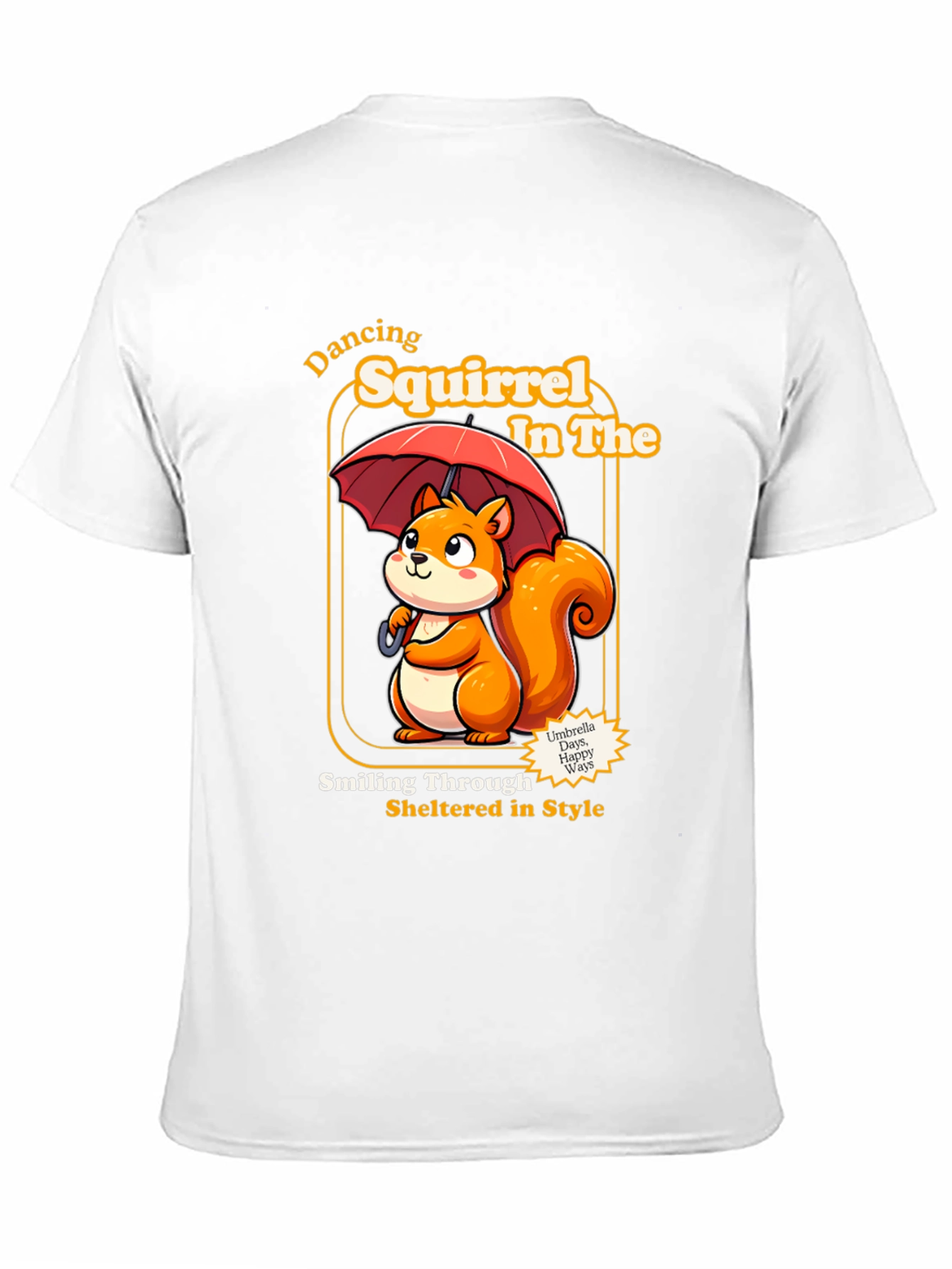 Dancing Squirrel Graphic Tee - Sheltered in Style