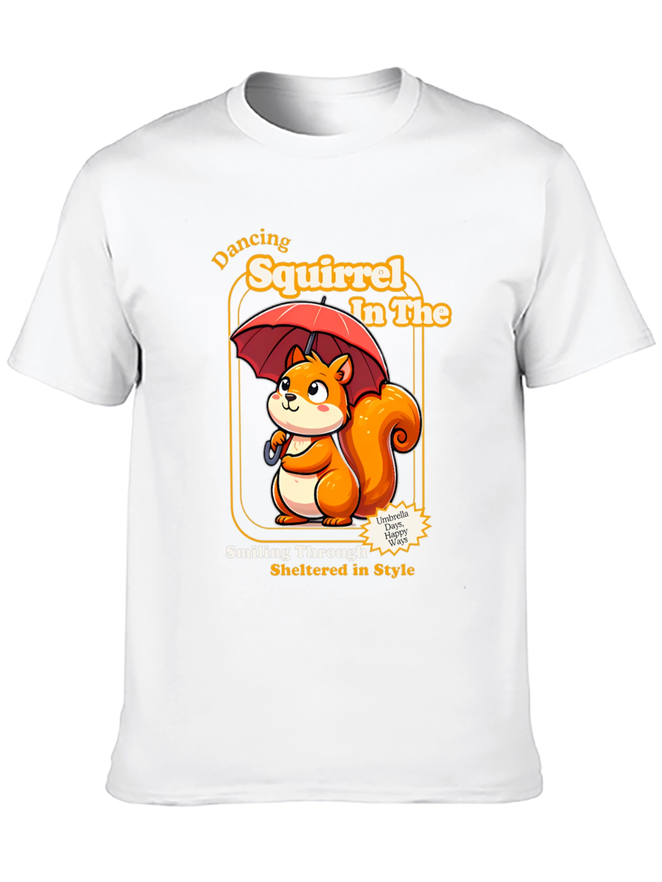 Dancing Squirrel Graphic Tee - Sheltered in Style