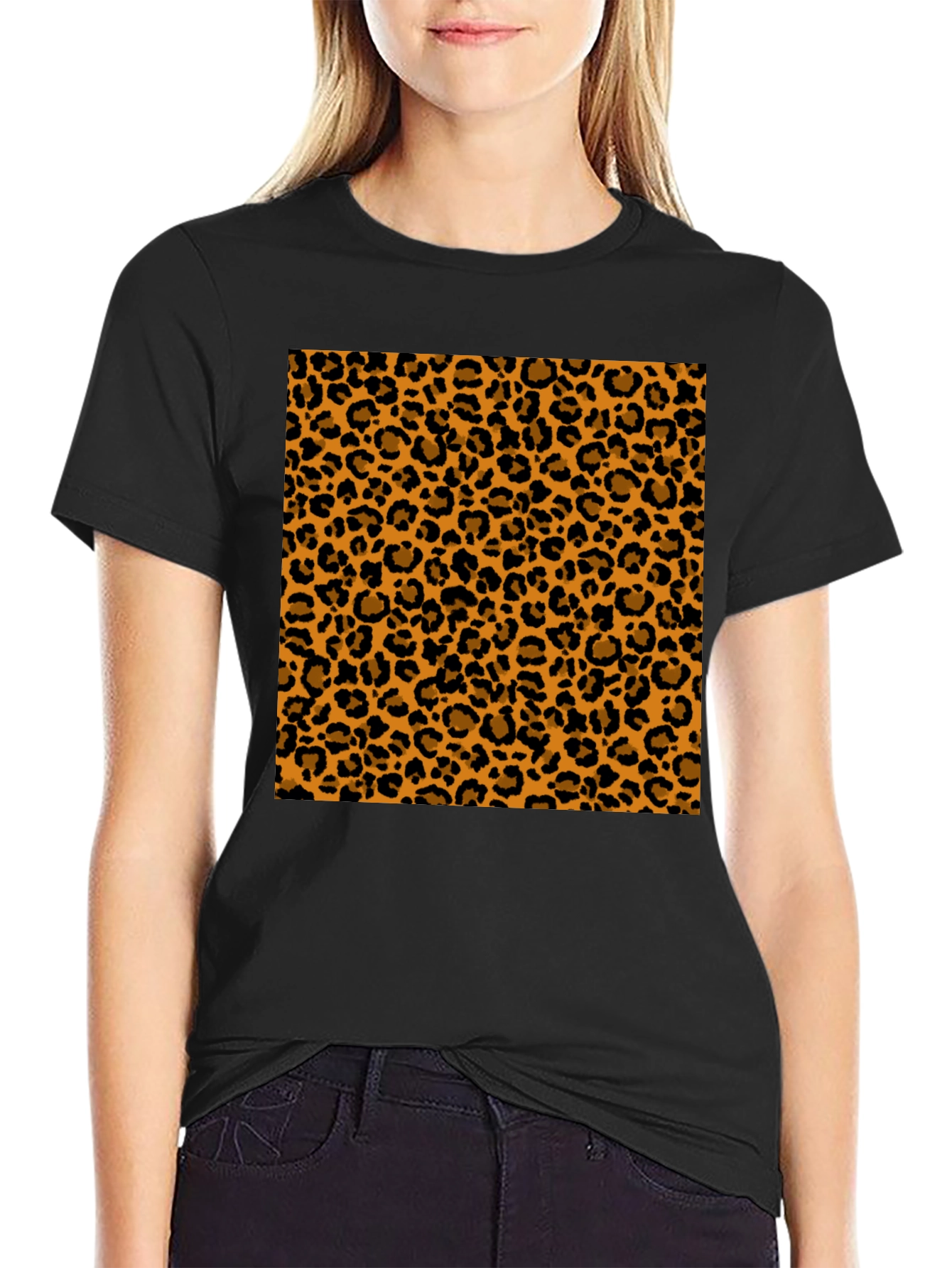 Leopard Print T-Shirt - Bold Animal Pattern Tee