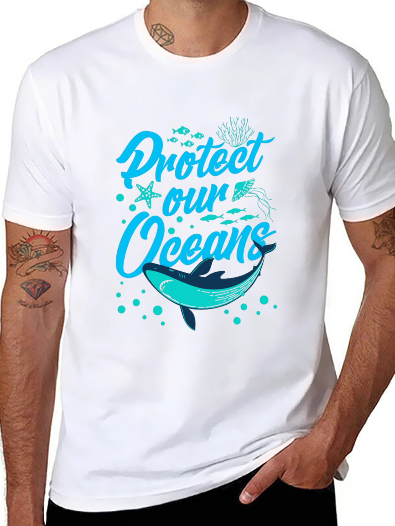 Protect Our Oceans Graphic T-Shirt