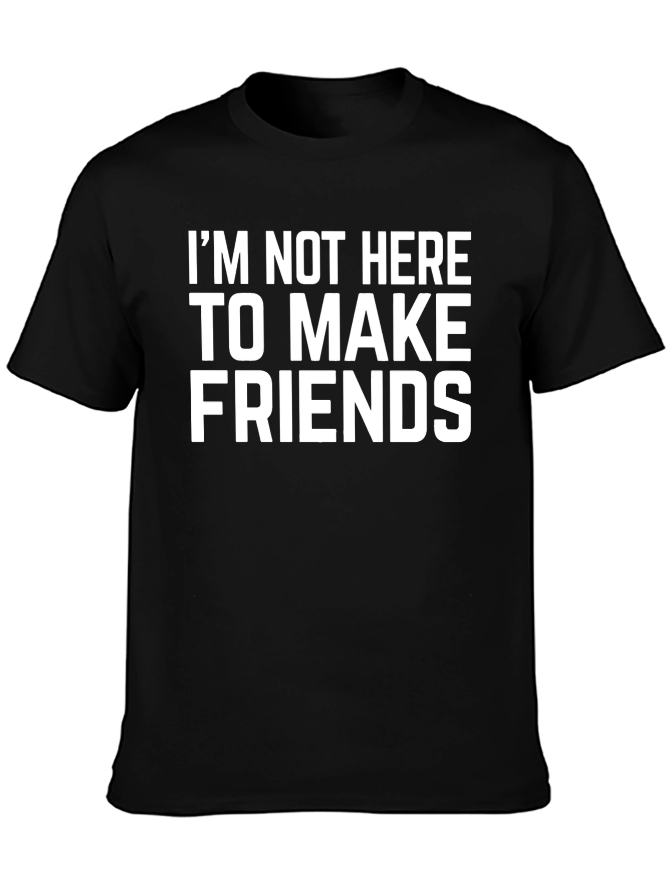Im Not Here To Make Friends Graphic Tee