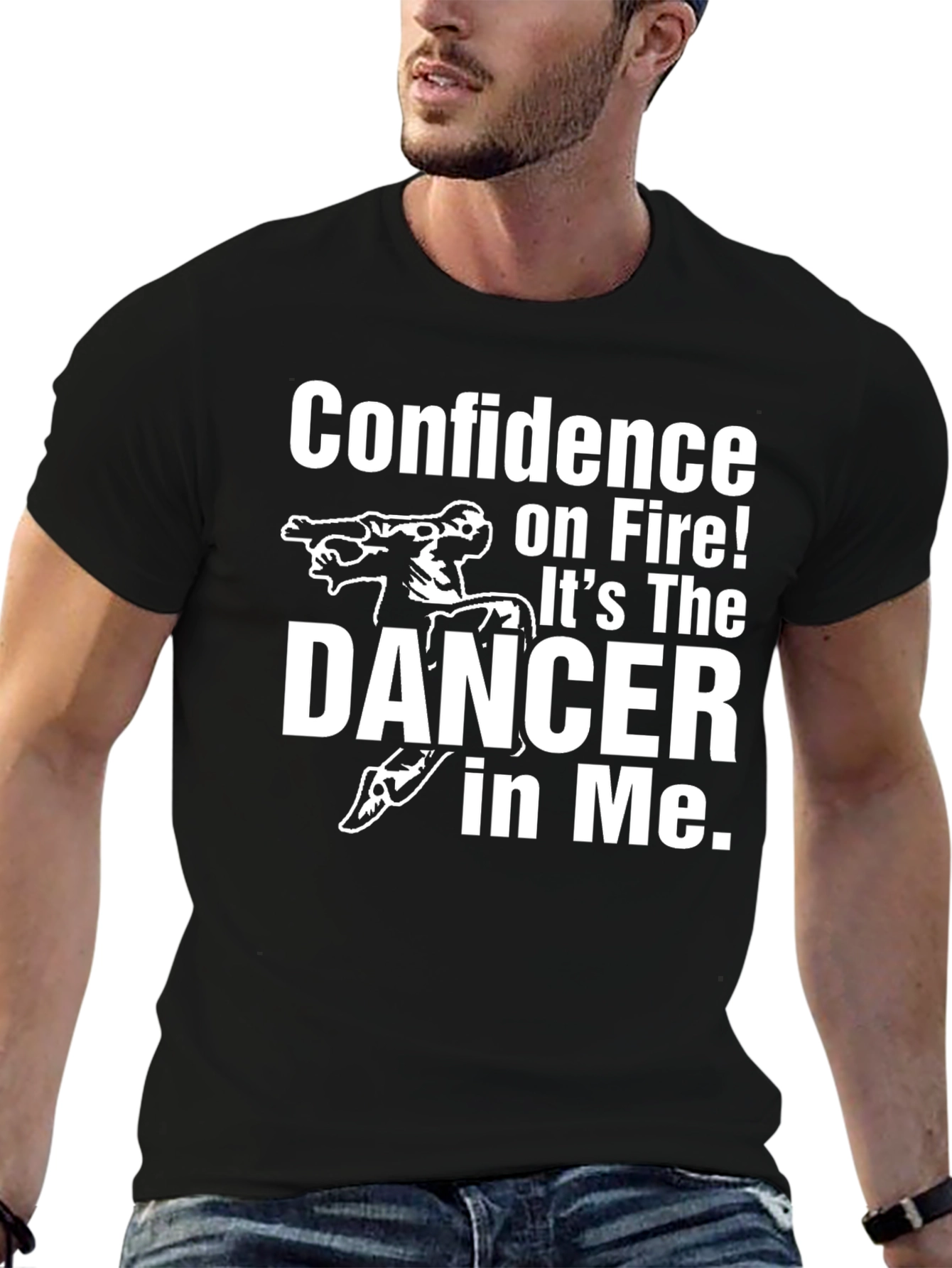 Confidence on Fire Dancer Graphic Tee