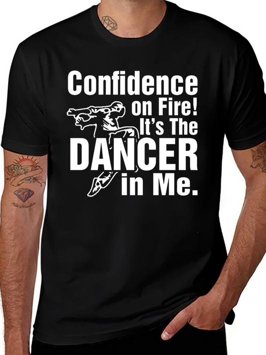 Confidence on Fire Dancer Graphic Tee