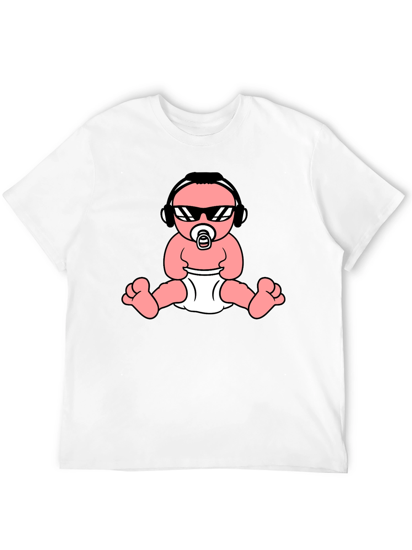 Cool Baby Graphic Tee - Black Cotton T-Shirt