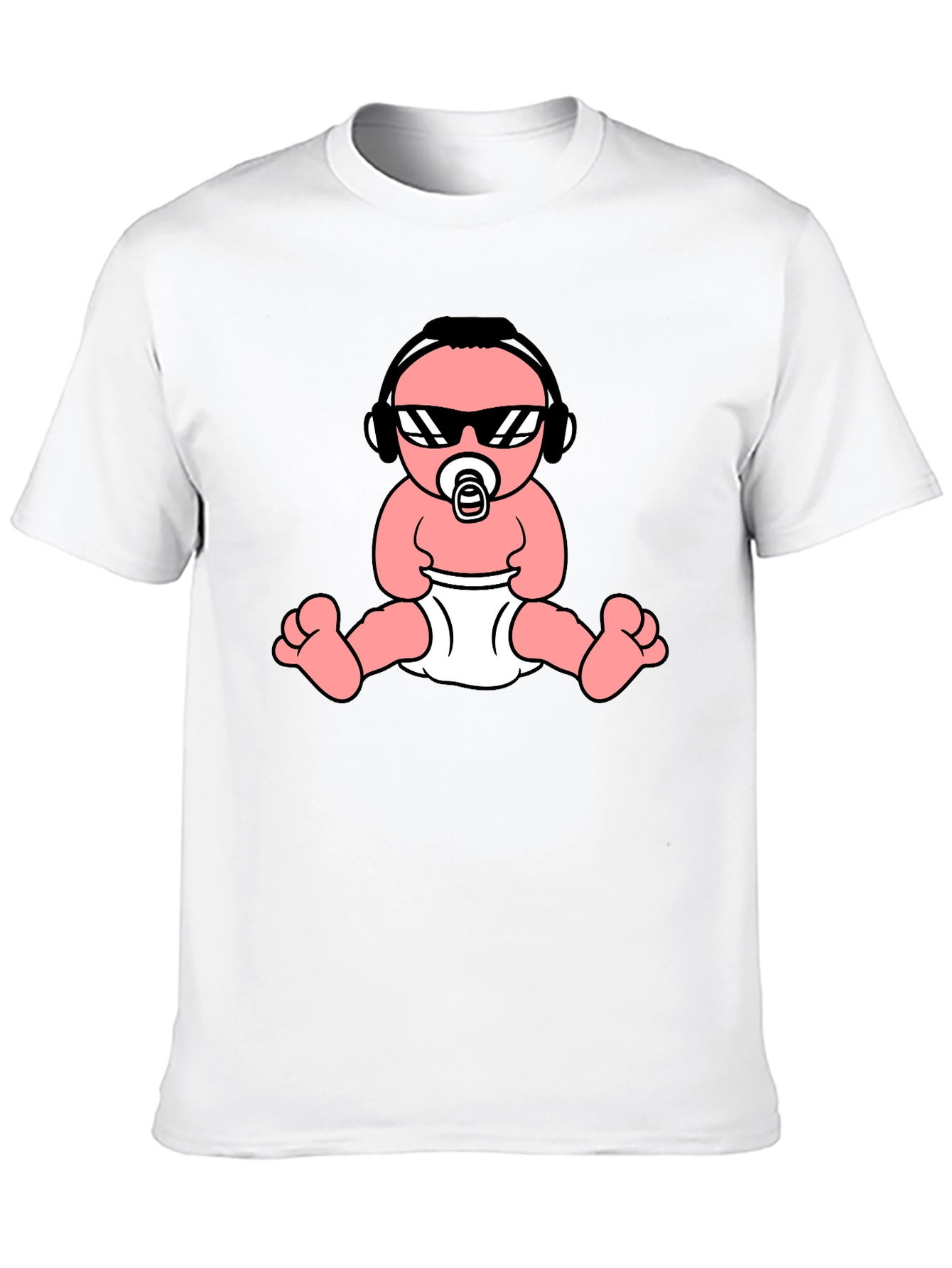 Cool Baby Graphic Tee - Black Cotton T-Shirt