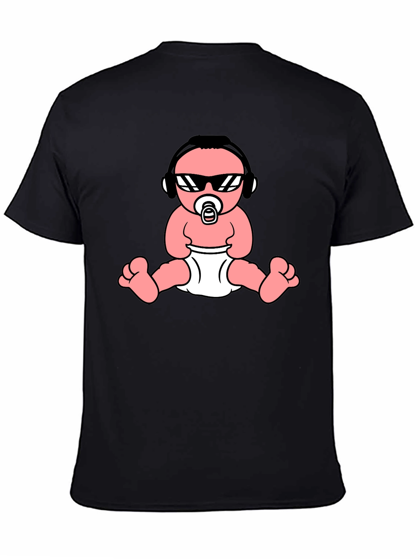 Cool Baby Graphic Tee - Black Cotton T-Shirt
