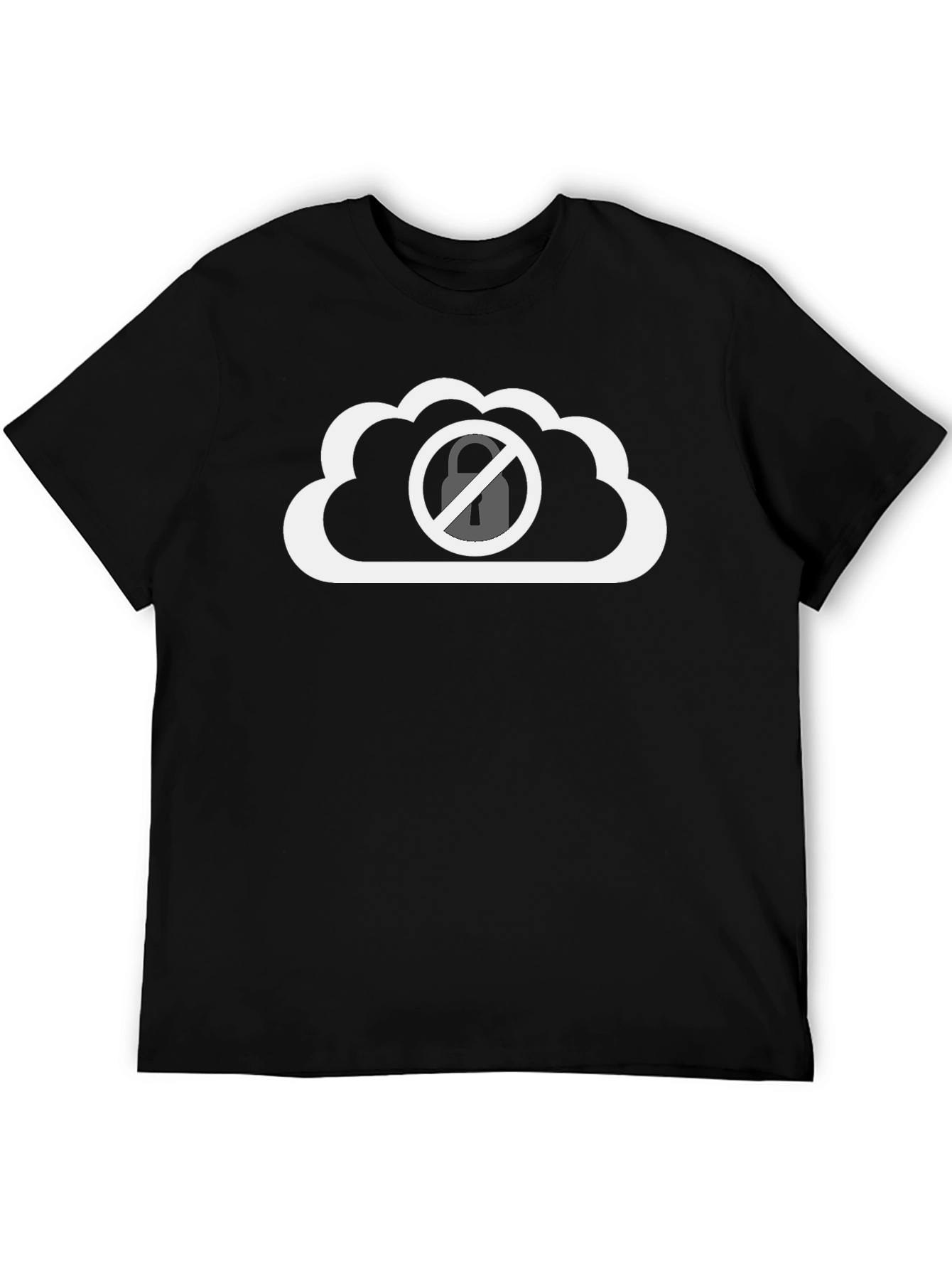 No Cloud Security T-Shirt - Black