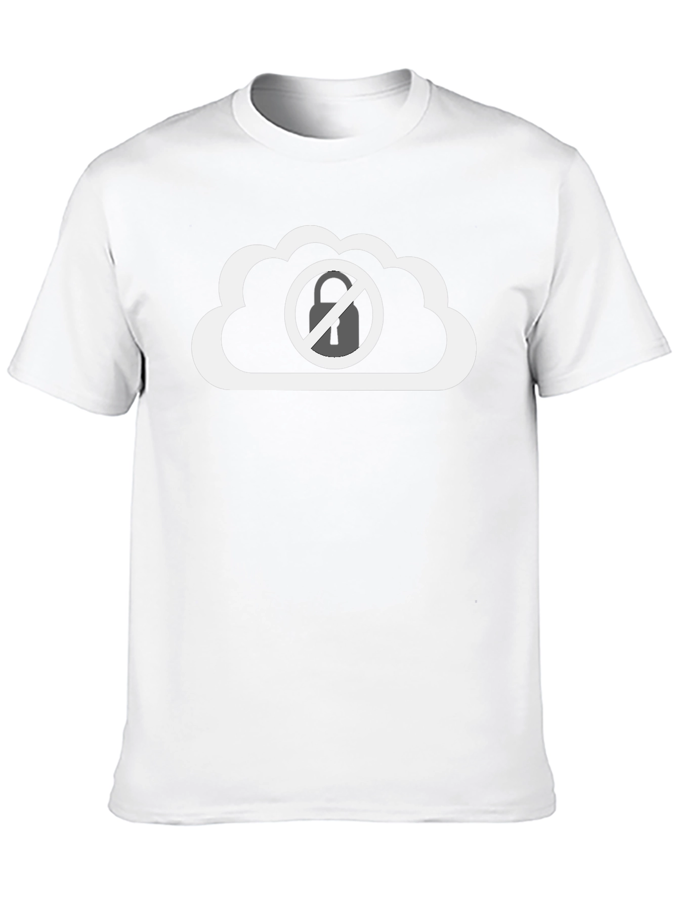 No Cloud Security T-Shirt - Black