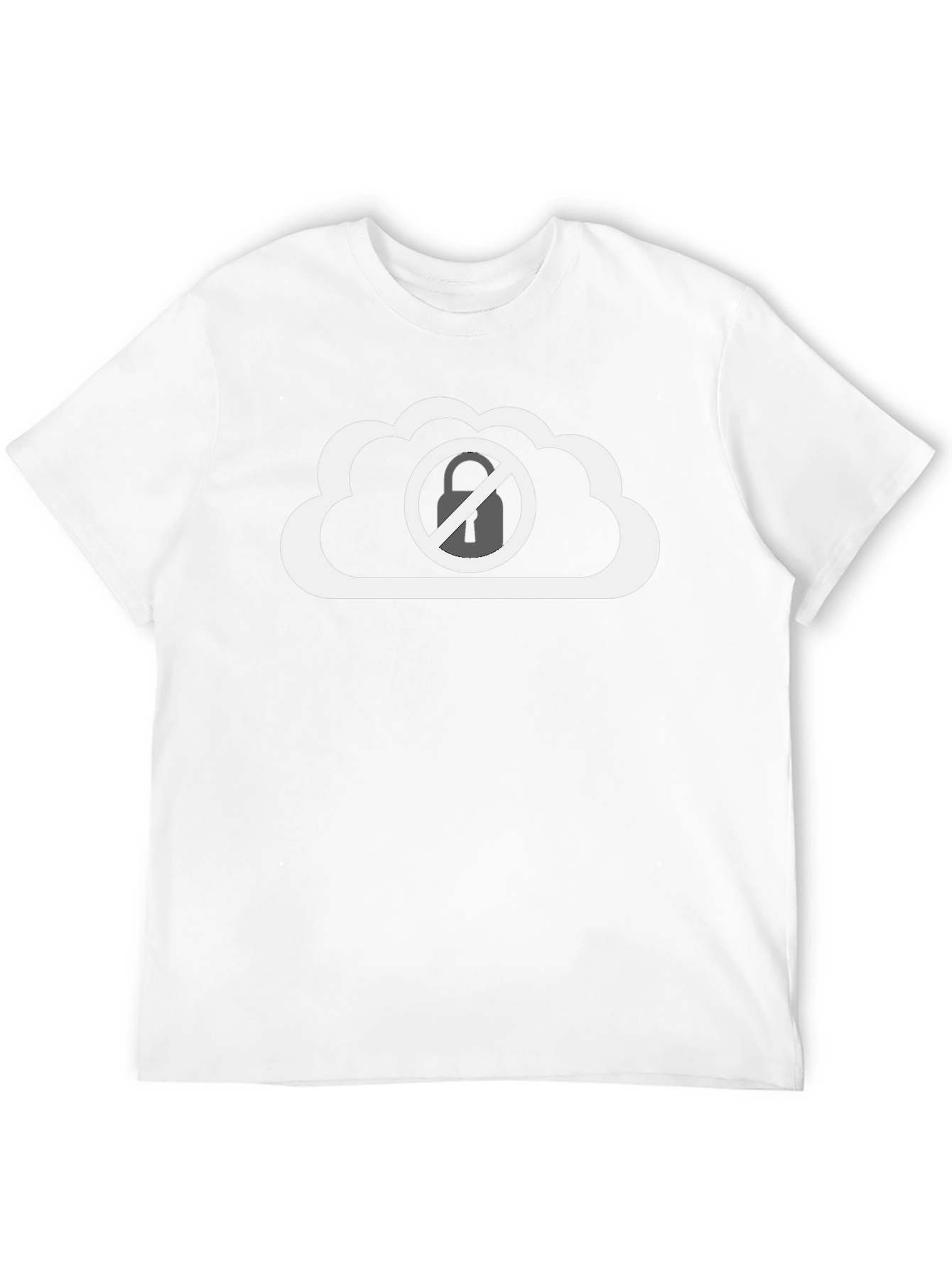 No Cloud Security T-Shirt - Black