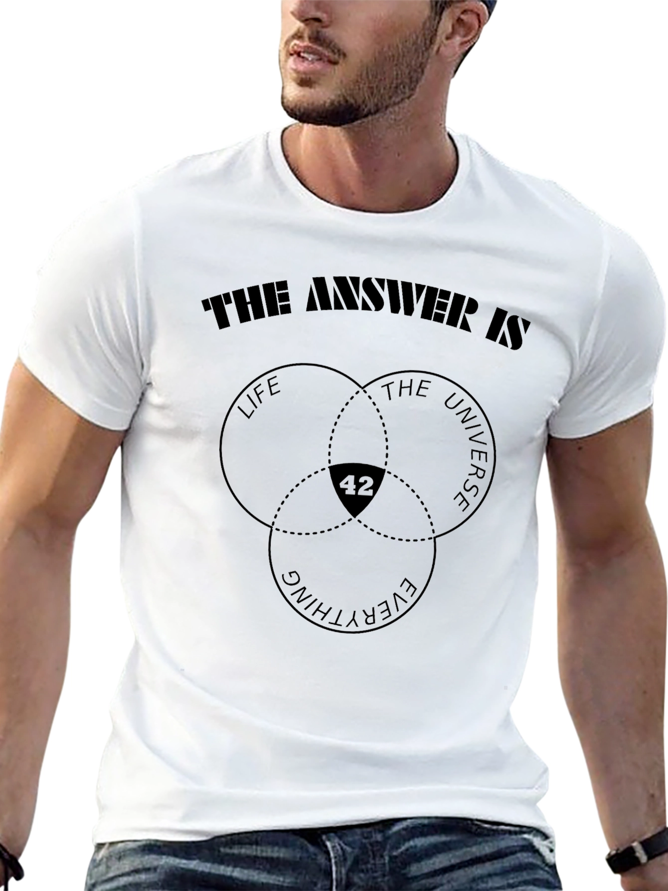 The Answer is 42 T-Shirt - Life Universe Everything