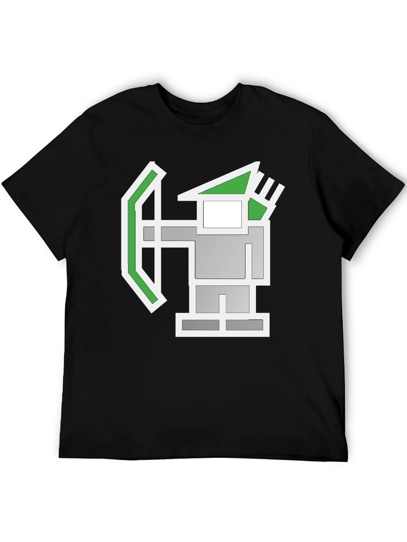 Pixel Archer Black T-Shirt - Gaming Tee