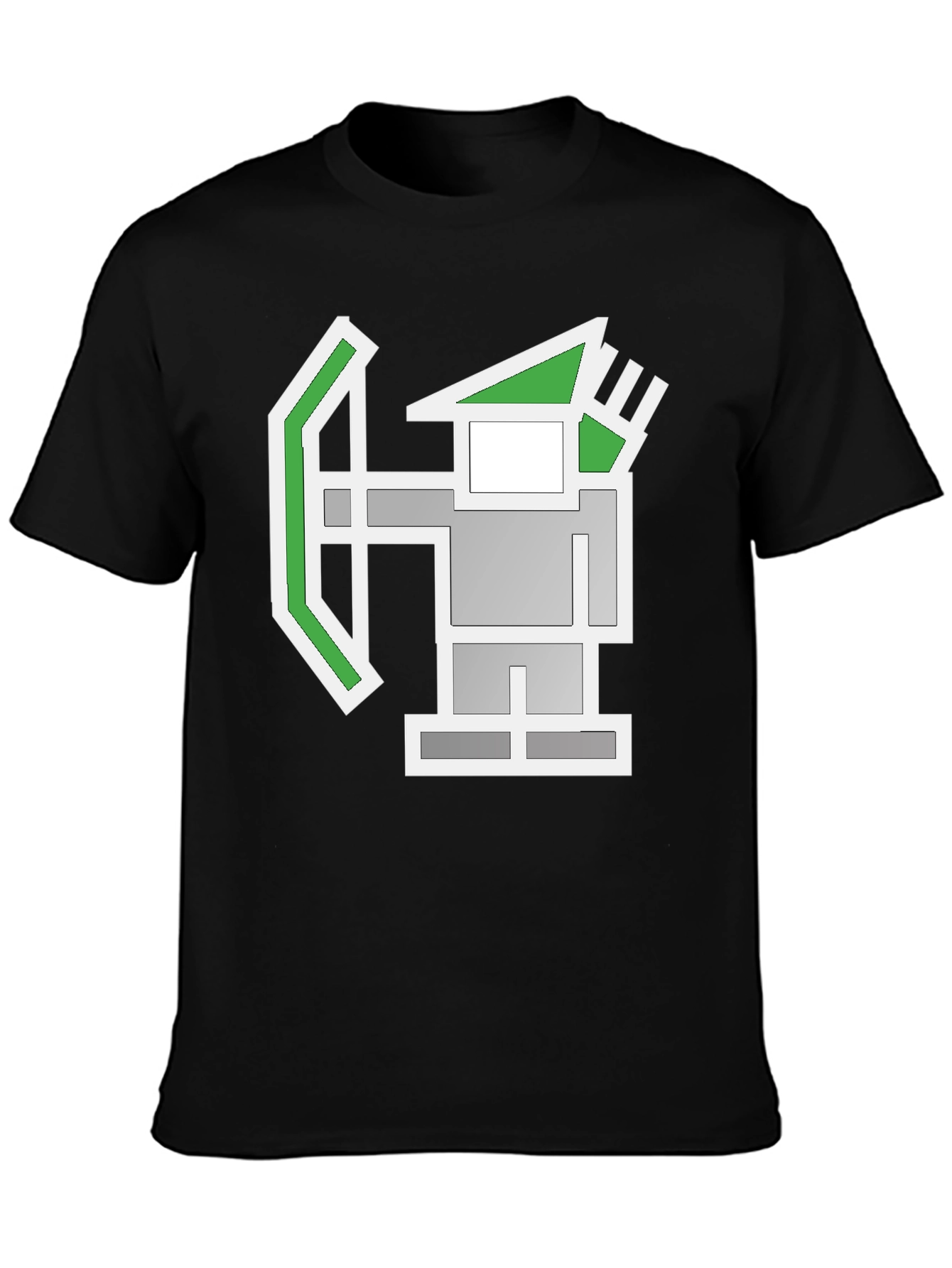 Pixel Archer Black T-Shirt - Gaming Tee